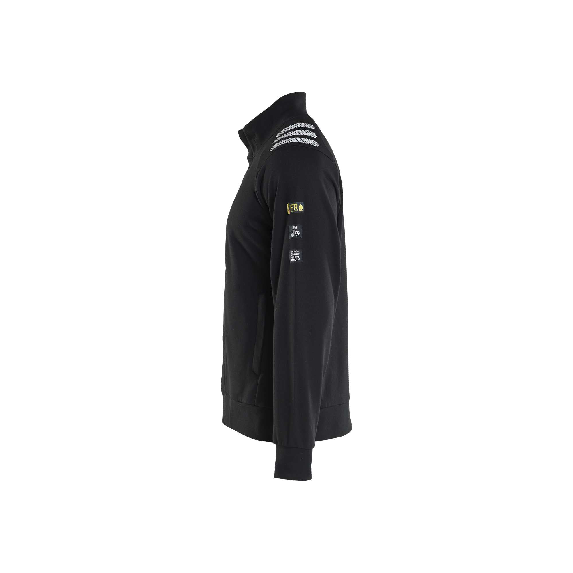 BLAKLADER 34531762 Flame Resistant Sweatshirt With Full Zip Work Sweatshirt MEN - Flame Retardant