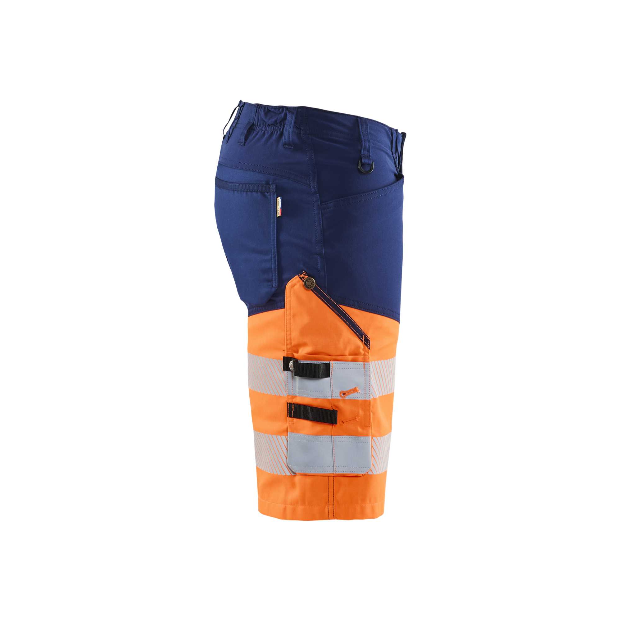 BLAKLADER 15411811 | Hi Vis shorts with stretch Hi Vis Reflective Work Shorts Men - Class 1 Certified