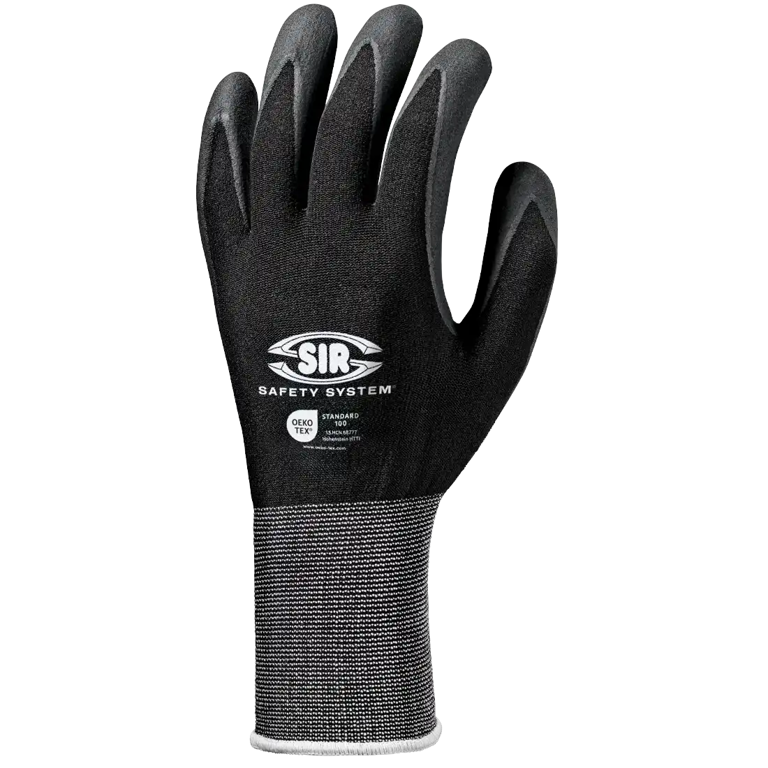 MAX GRIP GLOVES - Anti-Slip Finish - Breathable Nitrile Foam - Seamless Design - Pack of 12 Pieces - Image 1