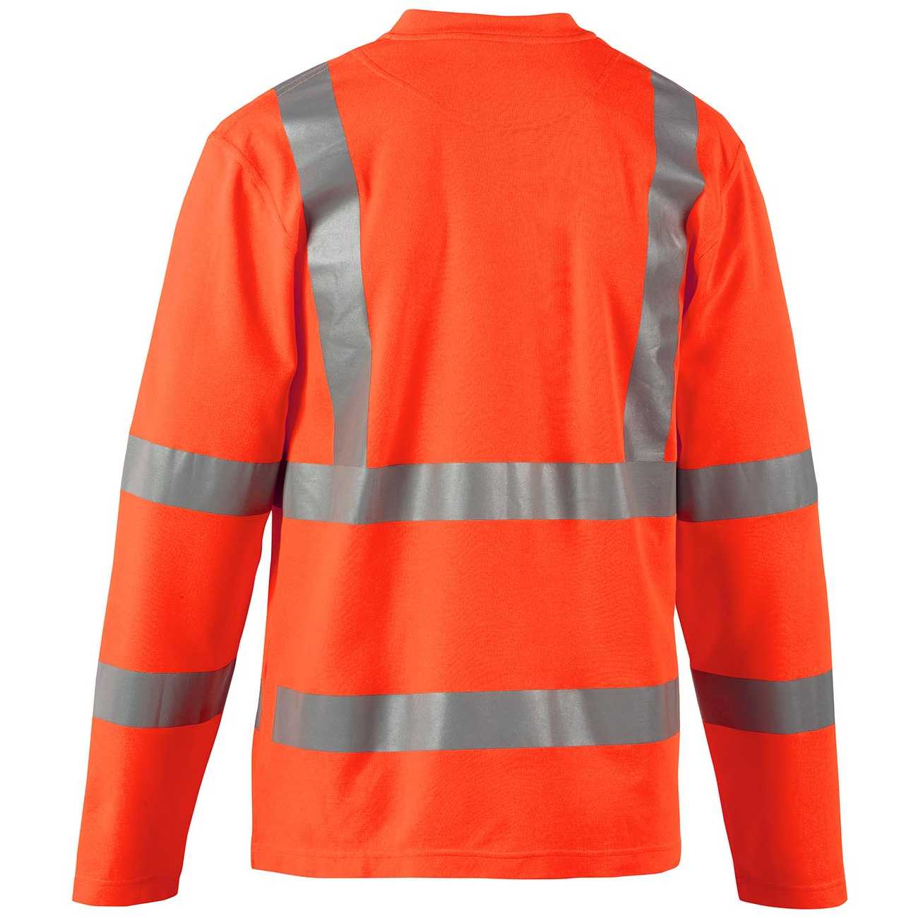 BLAKLADER 33811070 Hi Vis UV Long Sleeved T shirt Hi Vis Reflective Long Sleeve Work T-Shirt MEN - UV Protection