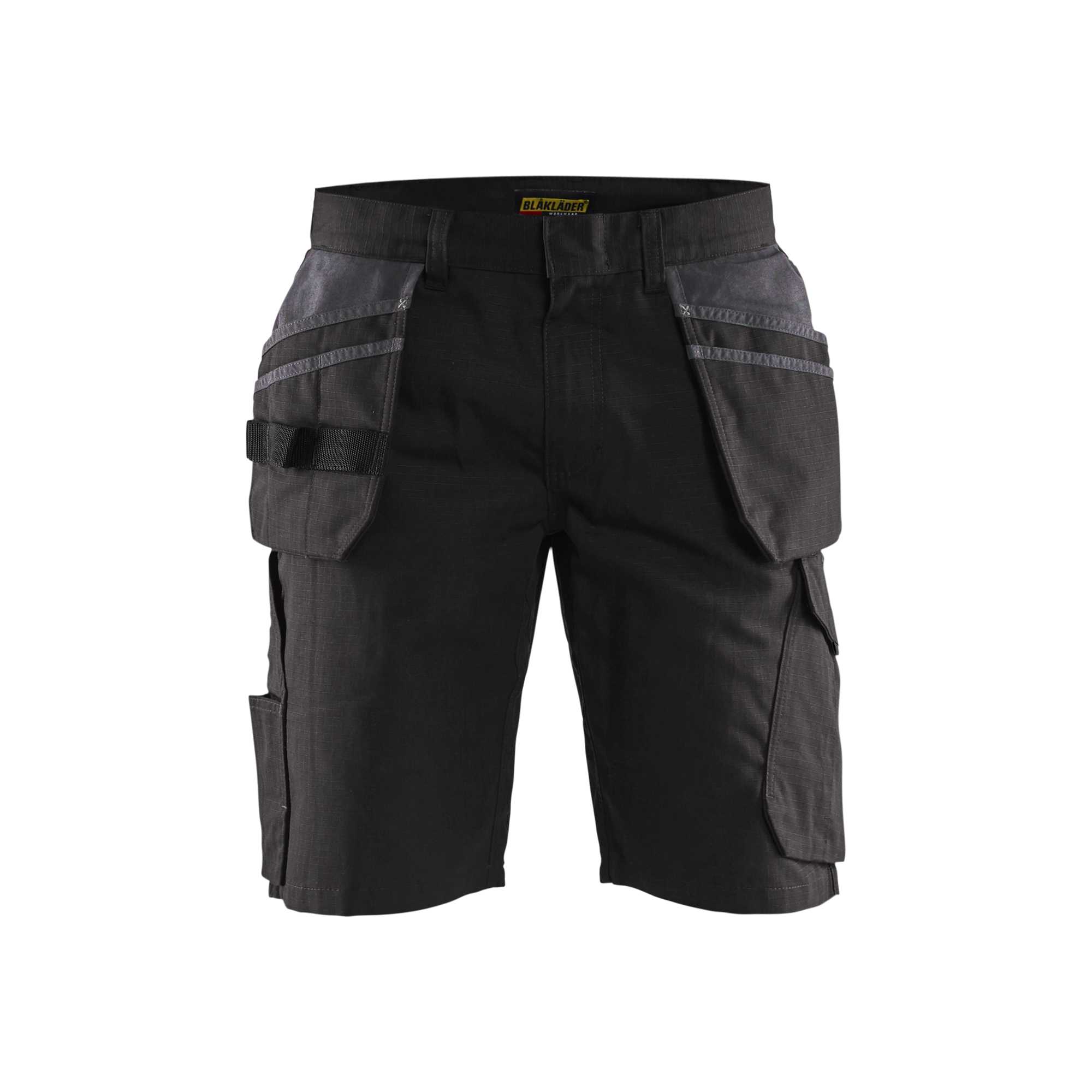 BLAKLADER 14941330 Service Shorts with Tool Pockets Work Shorts Men - ripstop fabric