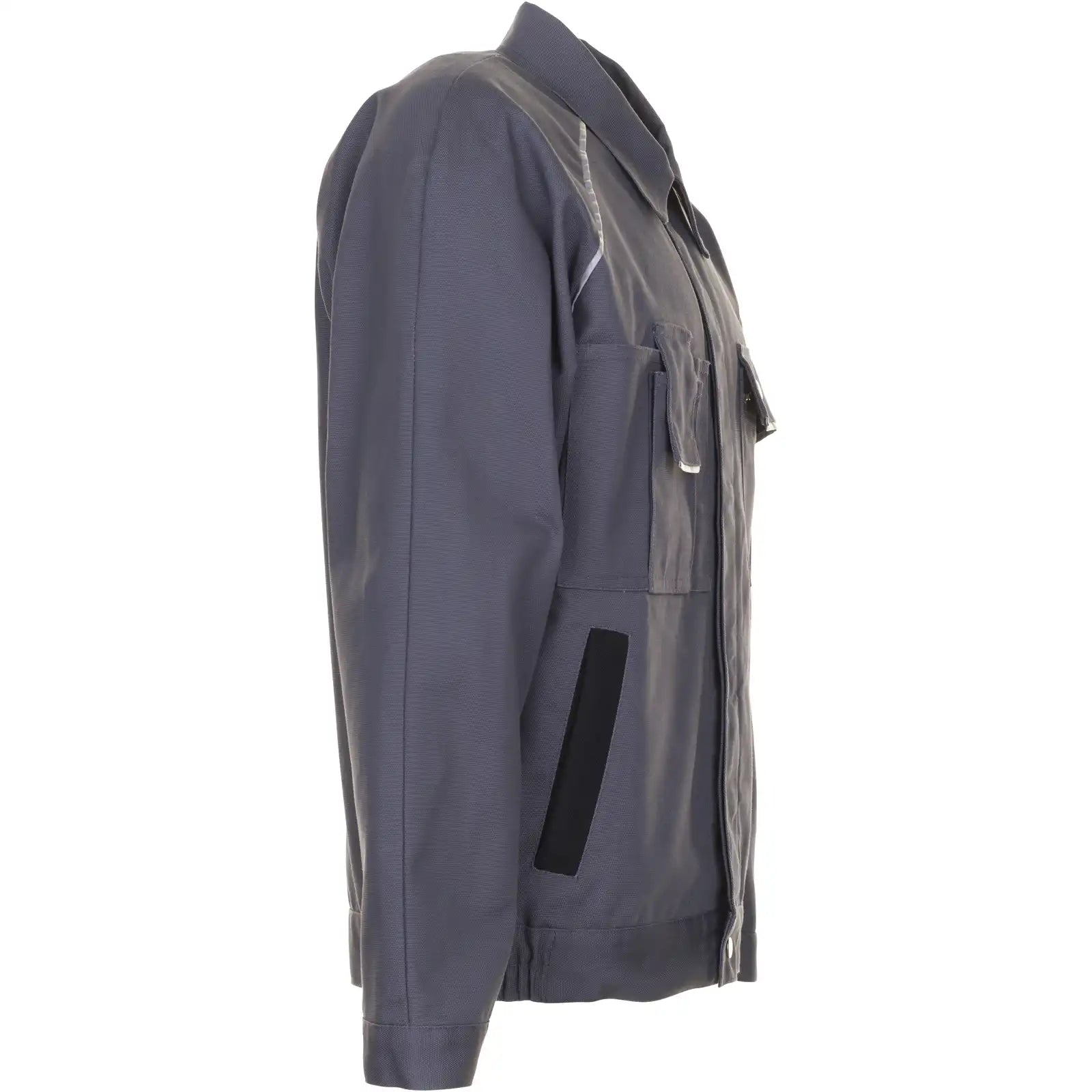 Planam Canvas 320 Bundjacke grau/schwarz 102 grau/schwarz - Produktbild ohne Model