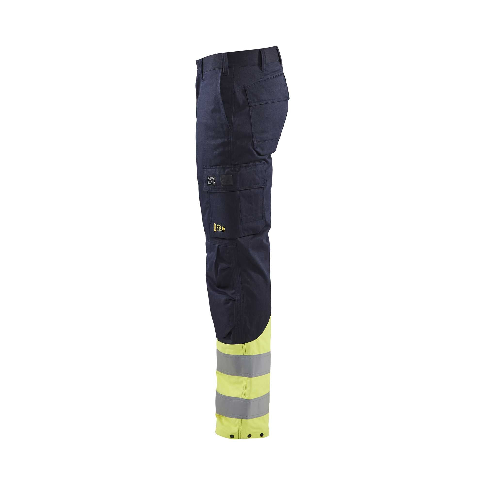 BLAKLADER 17051519 | Inherent Steel trousers Hi Vis Reflective Work Trousers Men - Modacrylic Blend