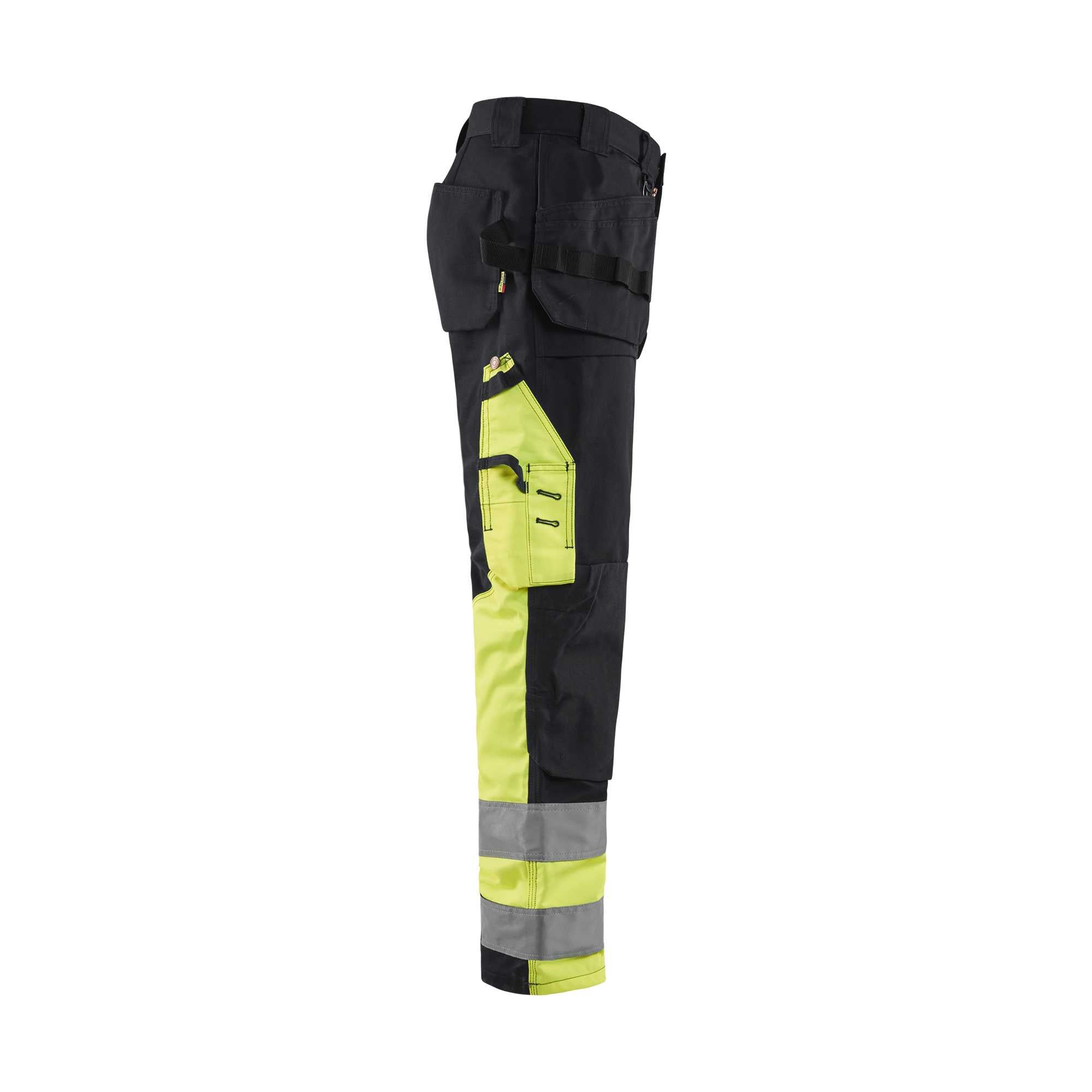 BLAKLADER 15291370 | Hi Vis Trousers Hi Vis Reflective Work Trousers Men - 100% cotton