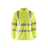 BLAKLADER 34391726 Multinorm long sleeved Polo Hi Vis Reflective Long Sleeve Work Polo MEN - Flame Retardant