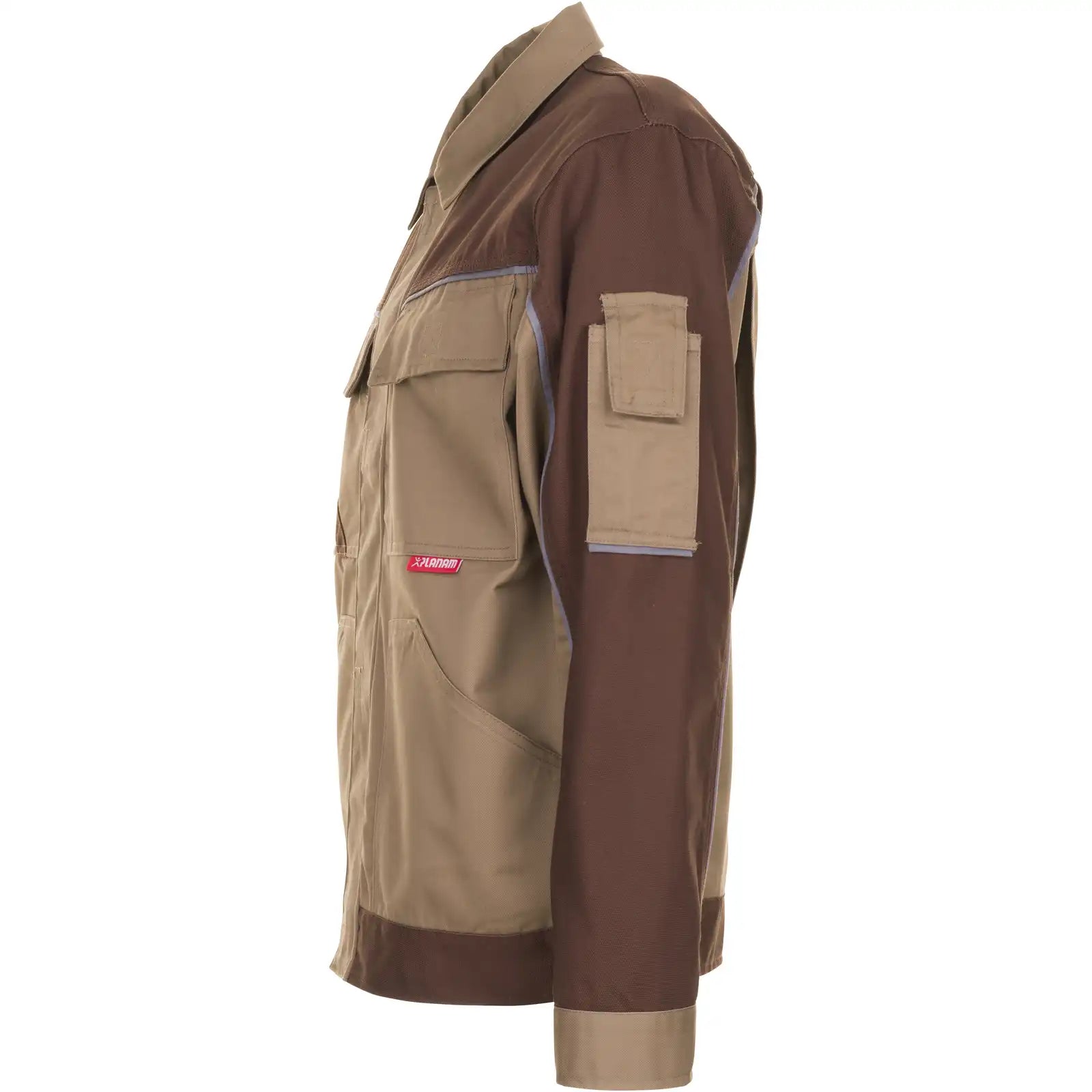 Planam Highline Bundjacke khaki/braun/zink 102 khaki/braun/zink - Produktbild ohne Model