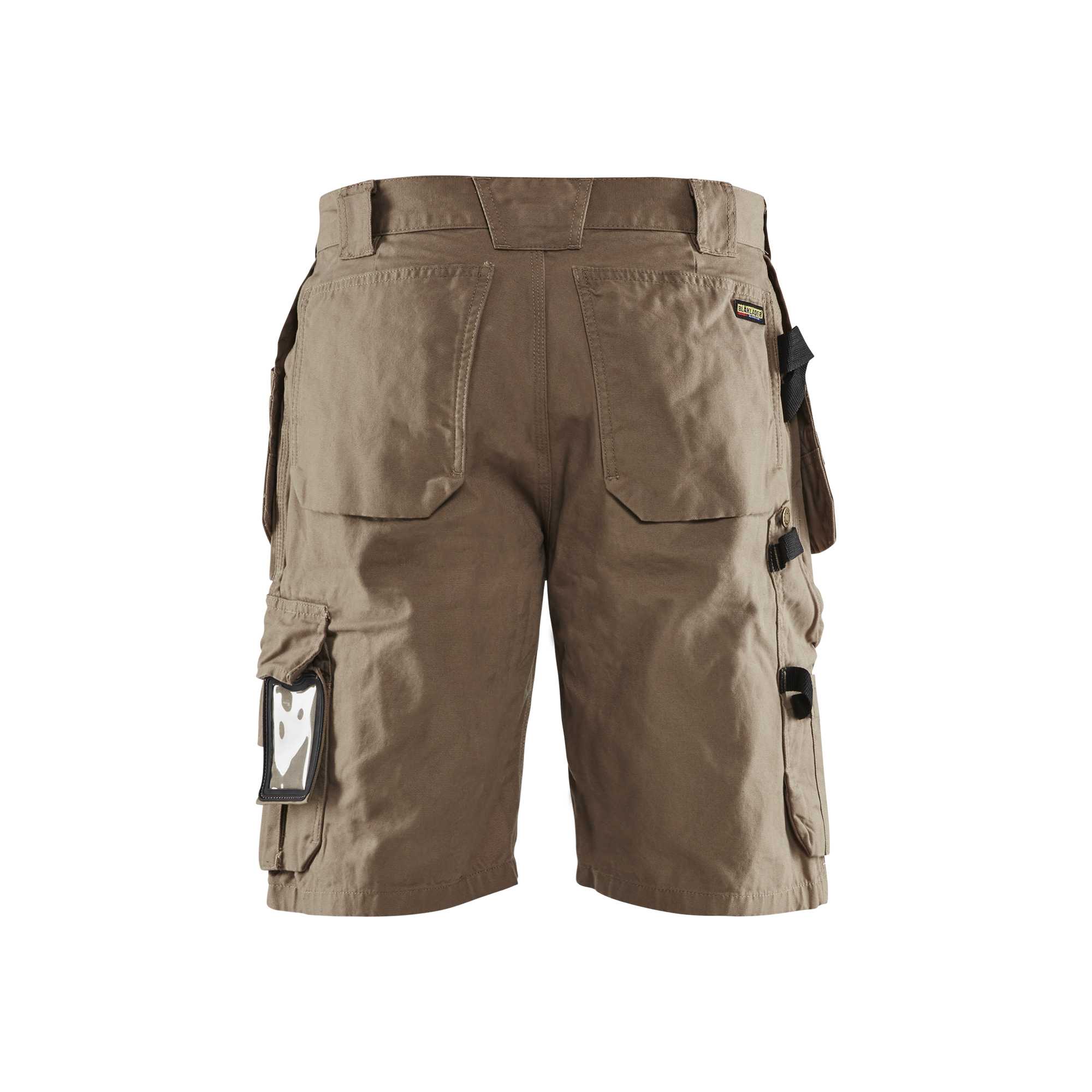 BLAKLADER 15341310 | Craftsman Shorts Work Shorts Men - 100% Cotton Canvas