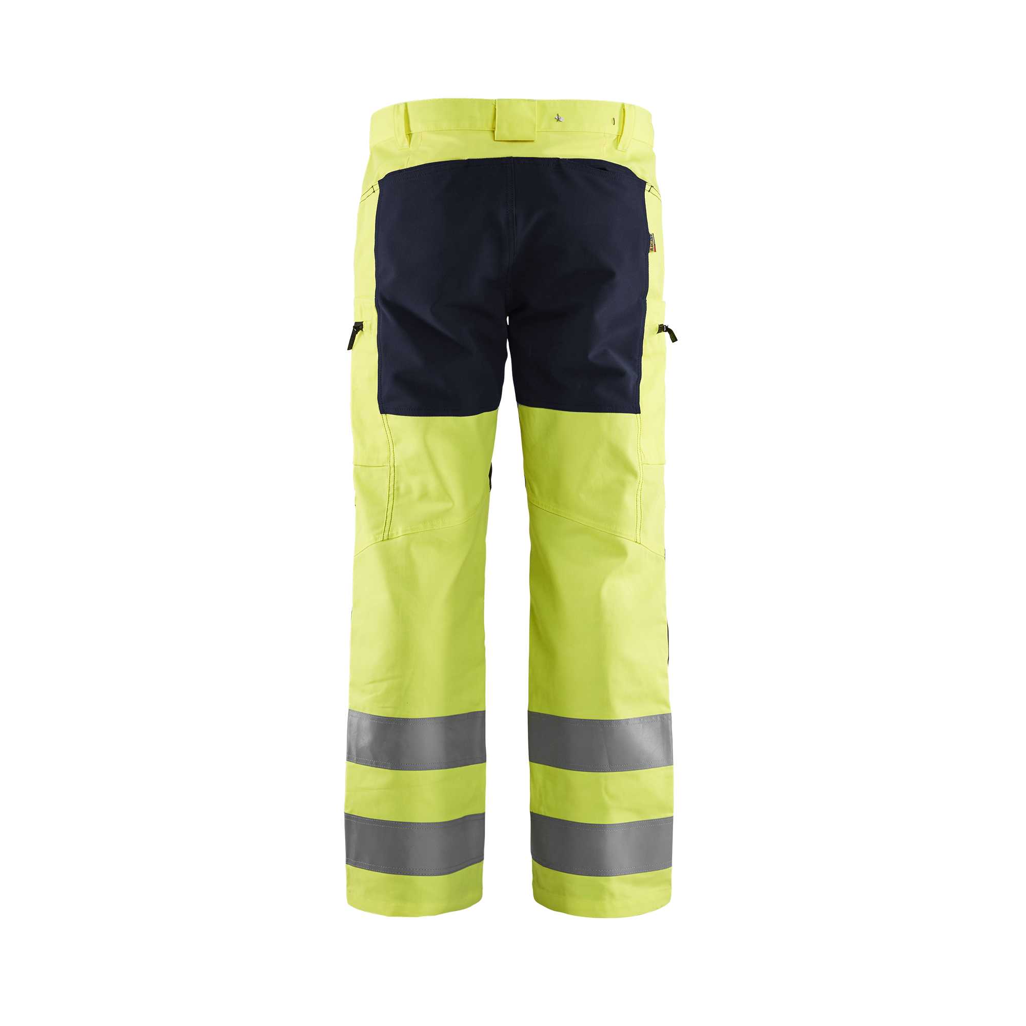 BLAKLADER 15851811 | Hi Vis trousers with stretch Hi Vis Reflective Work Trousers Men - Class 2 Certified