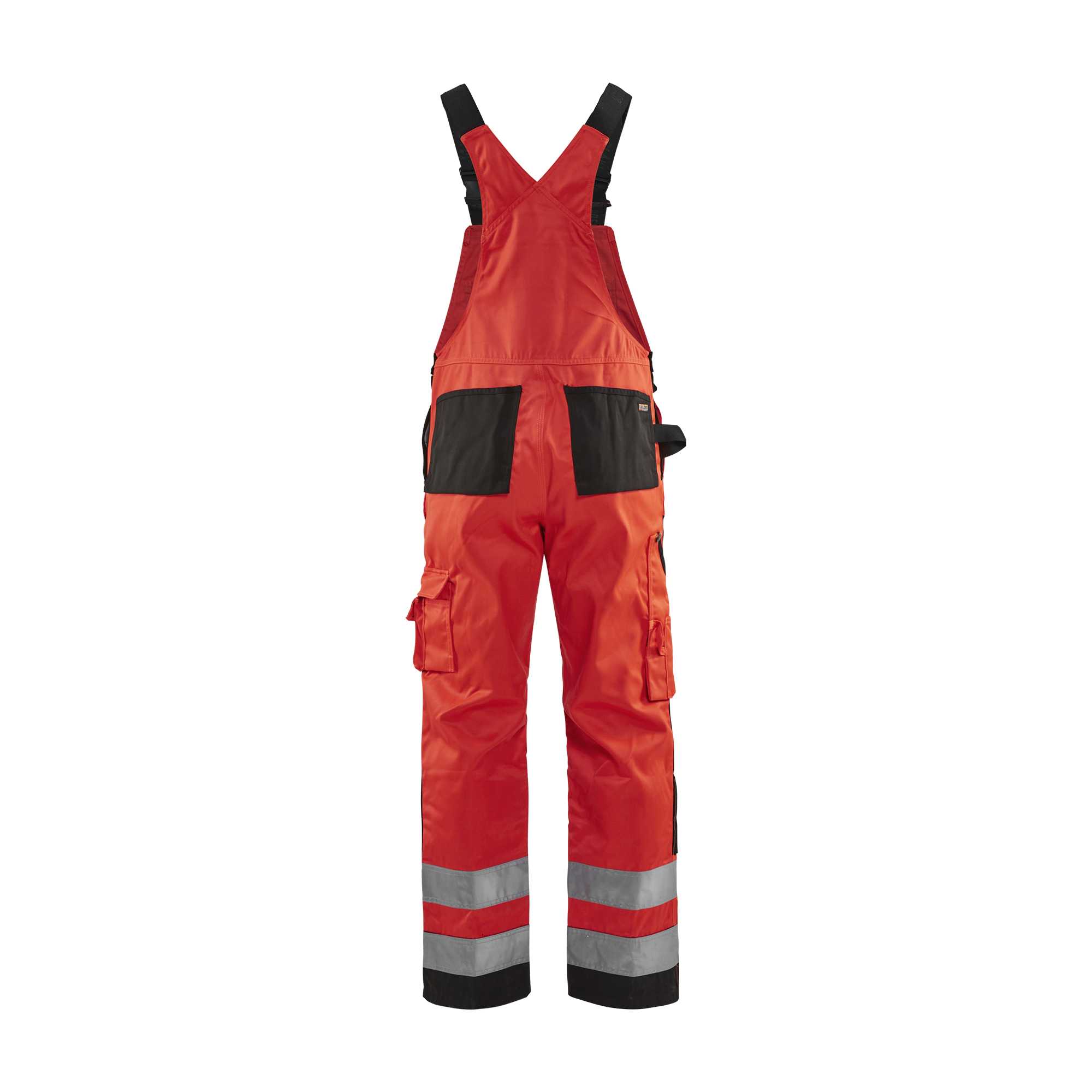 BLAKLADER 26601811 Hi Vis Bib trousers Hi Vis Reflective Work Bib Trousers Men - twill fabric