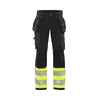 BLAKLADER 71931642 | Women's hi vis trouser with 4 way stretch Hi Vis Reflective Work Trousers Women - Water Repellent