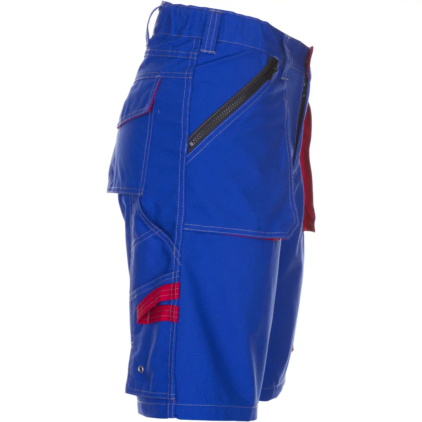 Planam Basalt Shorts kornblumenblau/rot S kornblumenblau/rot - Produktbild ohne Model