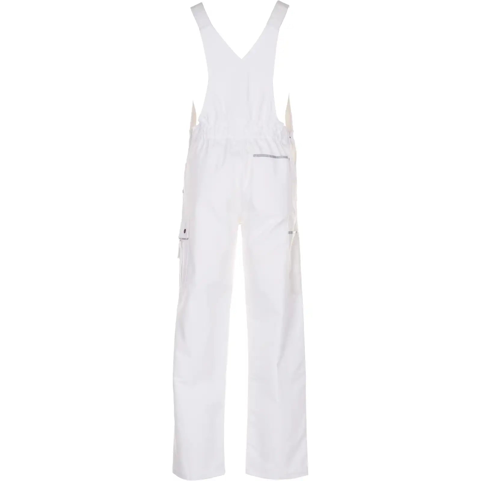 Planam Canvas 320 Latzhose reinweiß/reinweiß 102 reinweiß/reinweiß - Produktbild ohne Model