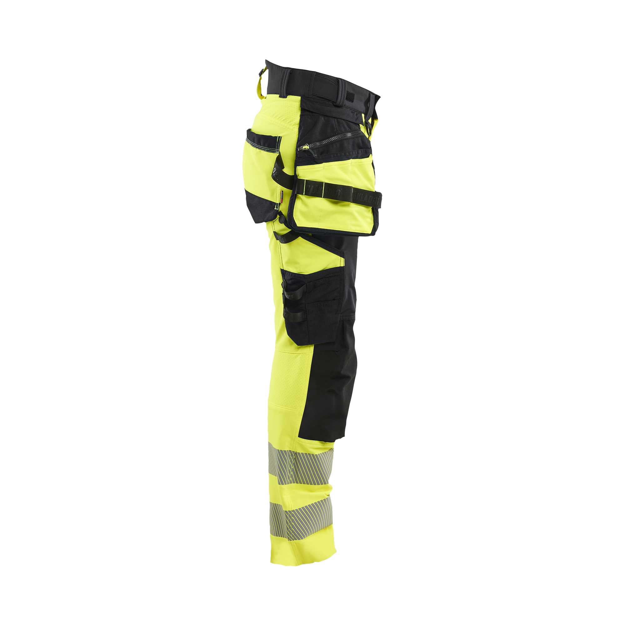 BLAKLADER 70221648 Women's Hi Vis trousers 4 way stretch Hi Vis Reflective Work Trousers Women - double weave