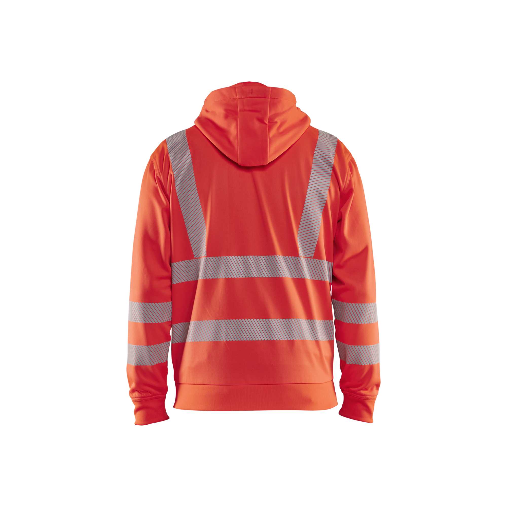 BLAKLADER 35652538 Hi Vis Hoodie Full Zip Hi Vis Reflective Hoodie Work Sweatshirt MEN - Breathable