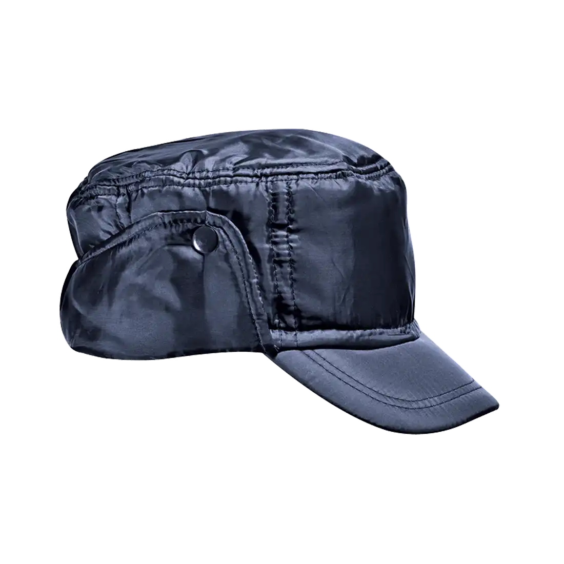 COLD RESISTANT CAP - Ear-Flaps - Snap-Buttons Fastening - Pack of 12 Pieces