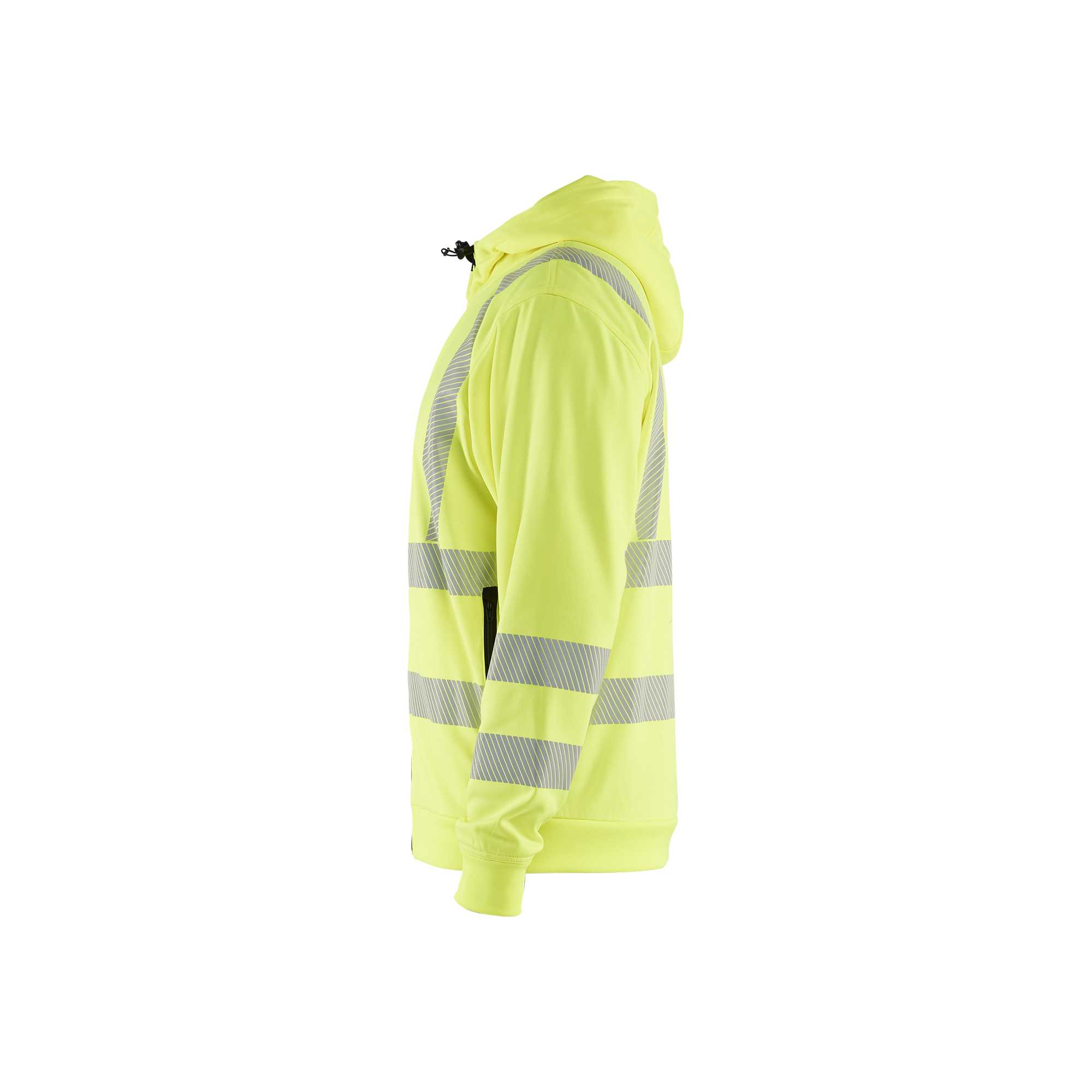 BLAKLADER 35652538 Hi Vis Hoodie Full Zip Hi Vis Reflective Hoodie Work Sweatshirt MEN - Breathable