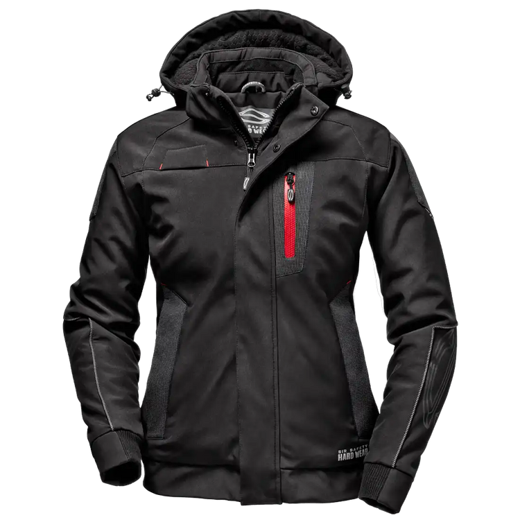 DOLPHIN JACKET - Hi-Vis Reflex Inserts - Softshell Fabric - Detachable Hood - Image 1
