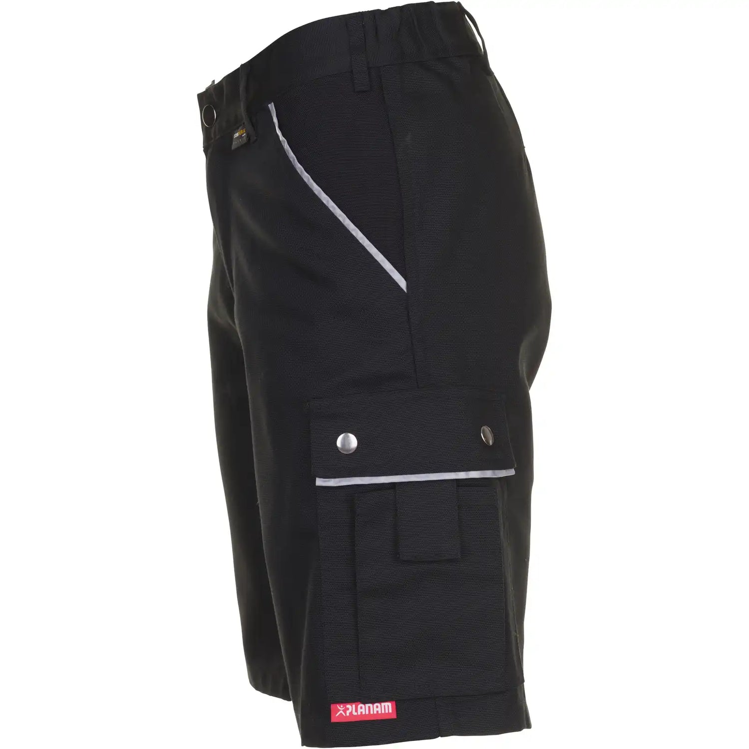 Planam Canvas 320 Shorts schwarz/schwarz S schwarz/schwarz - Produktbild ohne Model