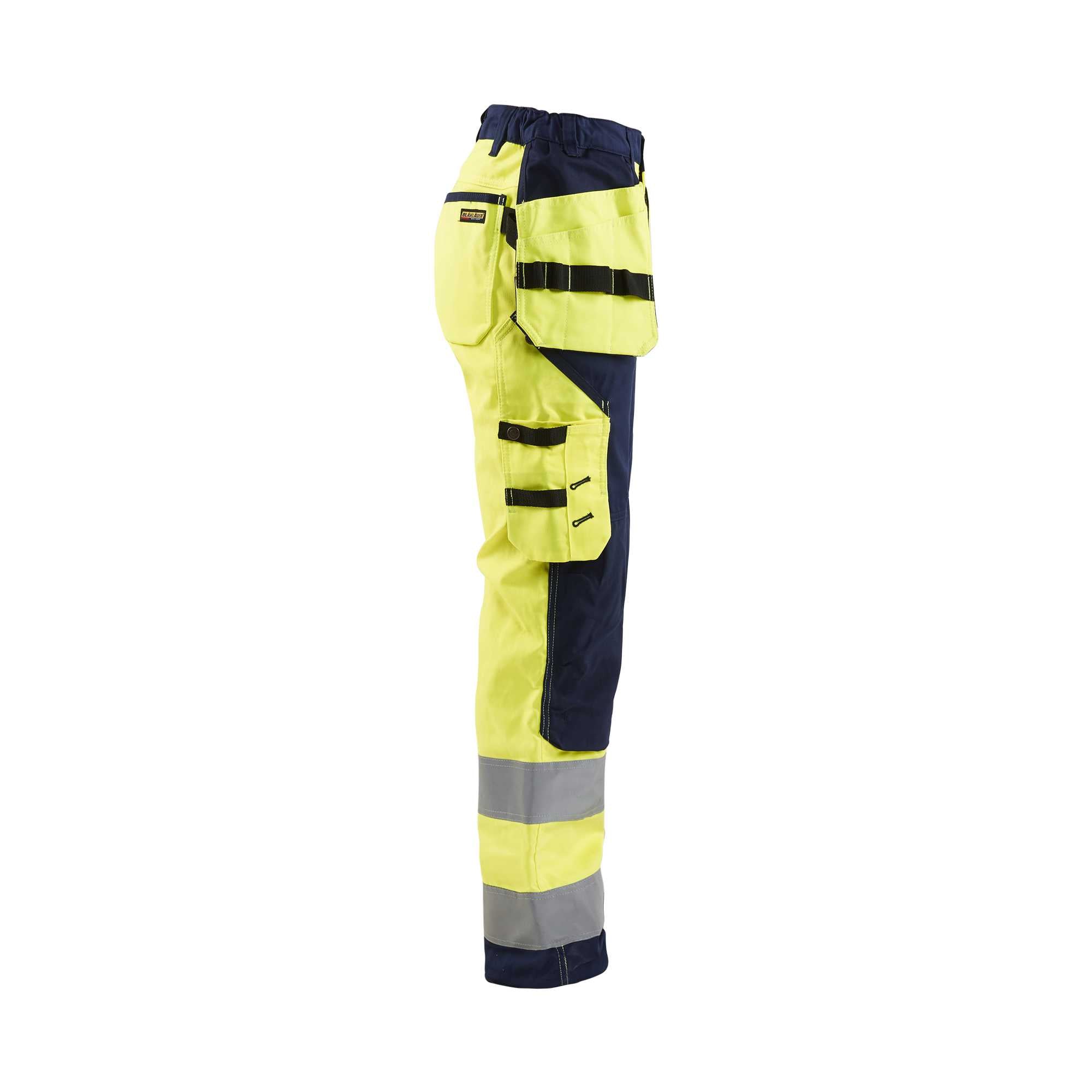 BLAKLADER 71561811 | Women's Hi Vis trousers Hi Vis Reflective Work Trousers Women - twill fabric