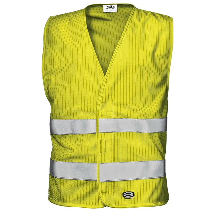 SIR SAFETY ISTANBUL Hi Vis Reflective Work Waistcoat MEN - Antistatic