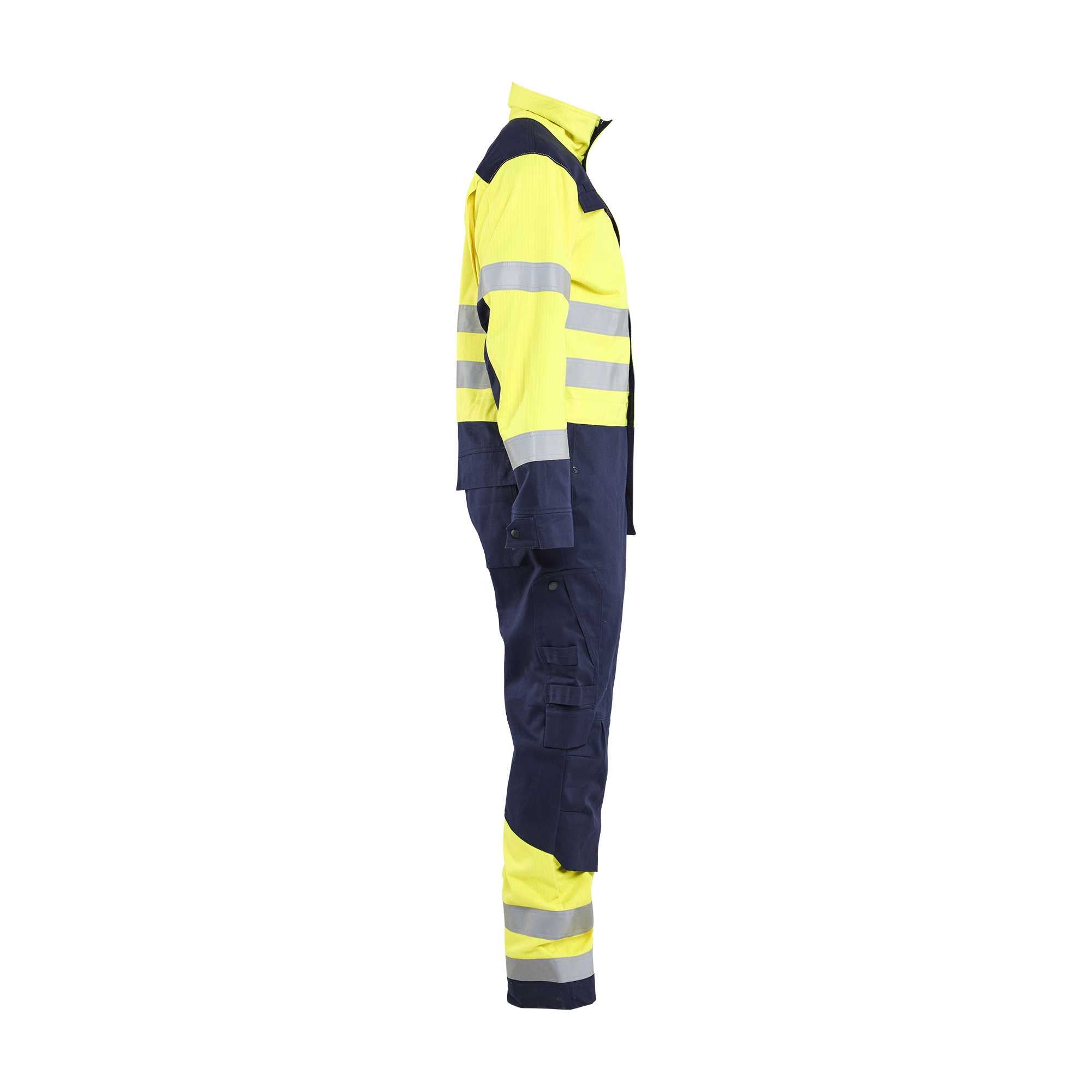 BLAKLADER 63791514 Multinorm Overall Hi Vis Reflective Work Coverall Men - antistatic