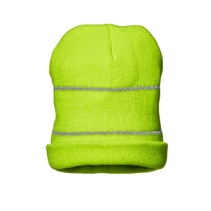HI-VIS BEANIE - Hi-Vis - 100% Acrylic Yarn - Pack of 12 Pieces