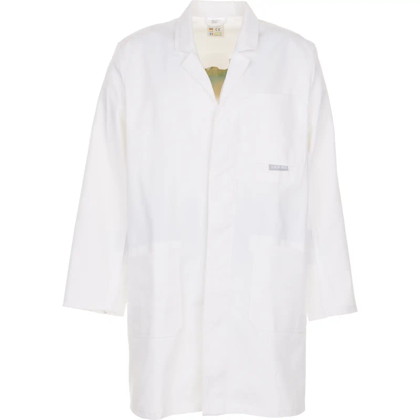 Planam BW 290 Berufsmantel reinweiß 102 reinweiß - Vorschaubild