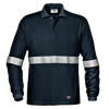 SIR SAFETY GINKO Hi Vis Reflective Long Sleeve Work Polo MEN - Antistatic Polyester