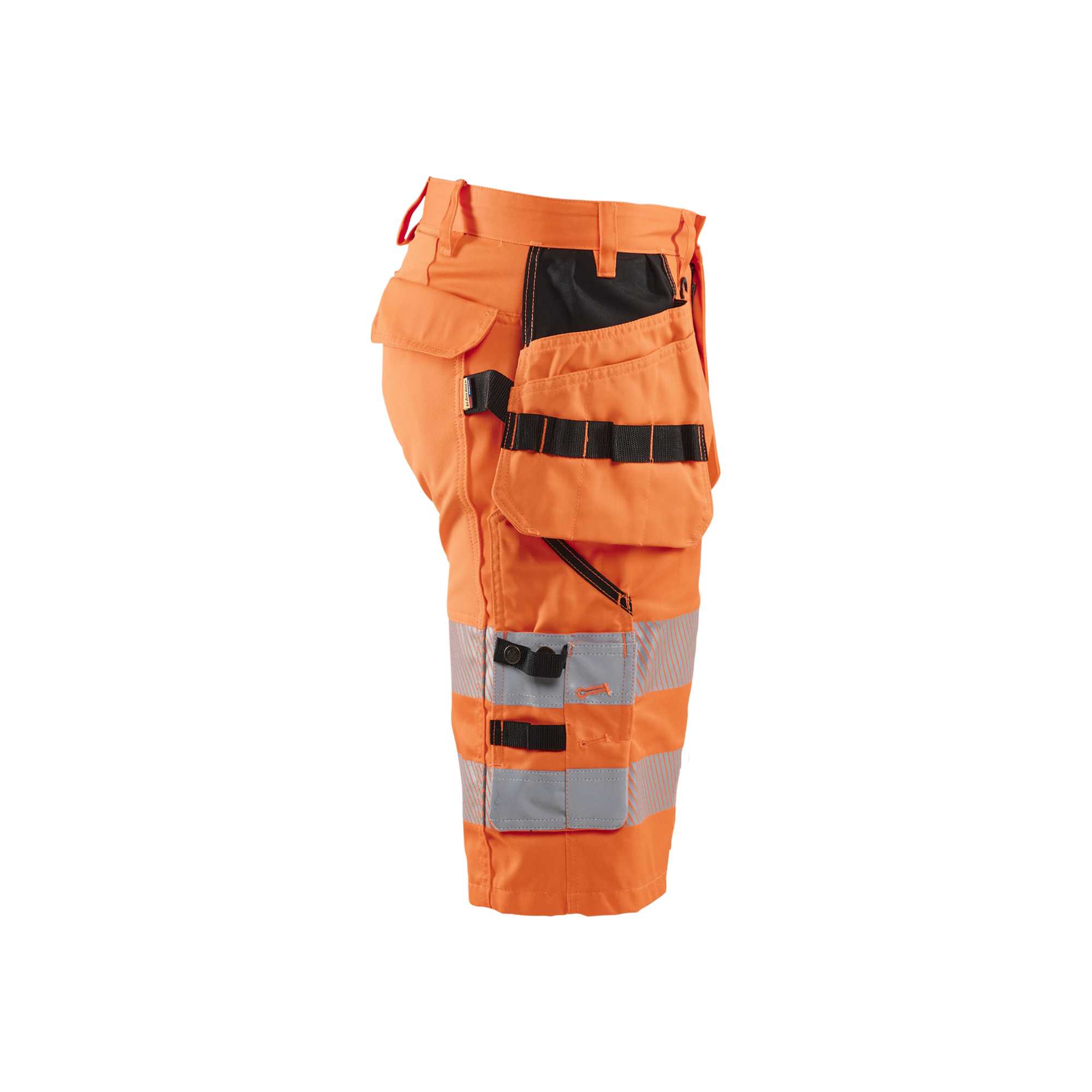 BLAKLADER 15861811 | Hi Vis shorts with stretch Hi Vis Reflective Work Shorts Men - Class 2 Certified