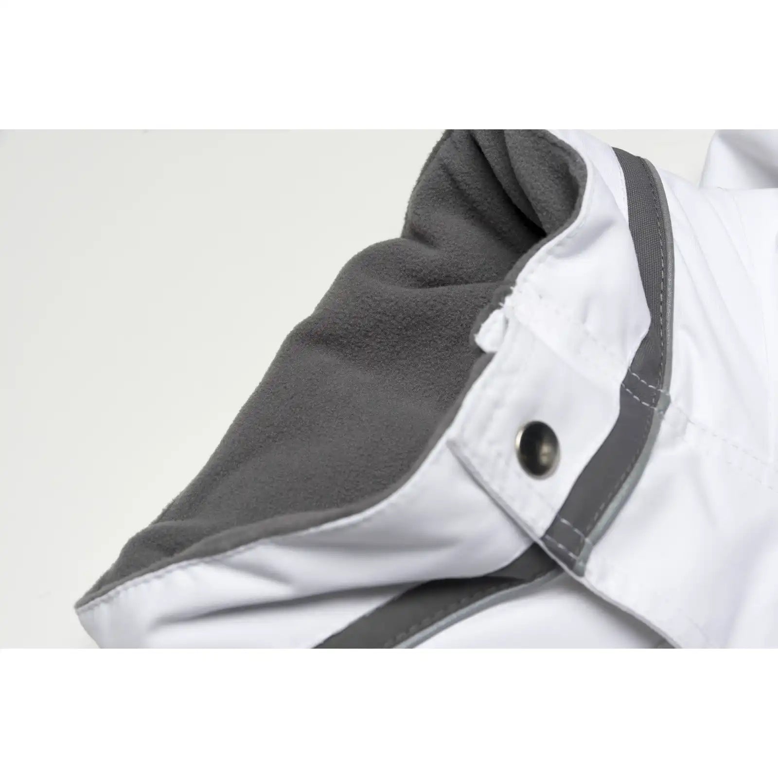 Planam Plaline Winterblouson reinweiß/zink XS reinweiß/zink - Extra Detailbild