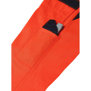 Planam Warnschutz Bundhose orange/grün 102 orange/grün - Extra Detailbild