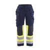 BLAKLADER 70811514 | Women’s Multinorm Trousers Hi Vis Reflective Work Trousers Women - antistatic