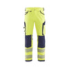 BLAKLADER 11971642 | Hi Vis Trousers 4 way stretch Hi Vis Reflective Work Trousers Men - Water Repellent
