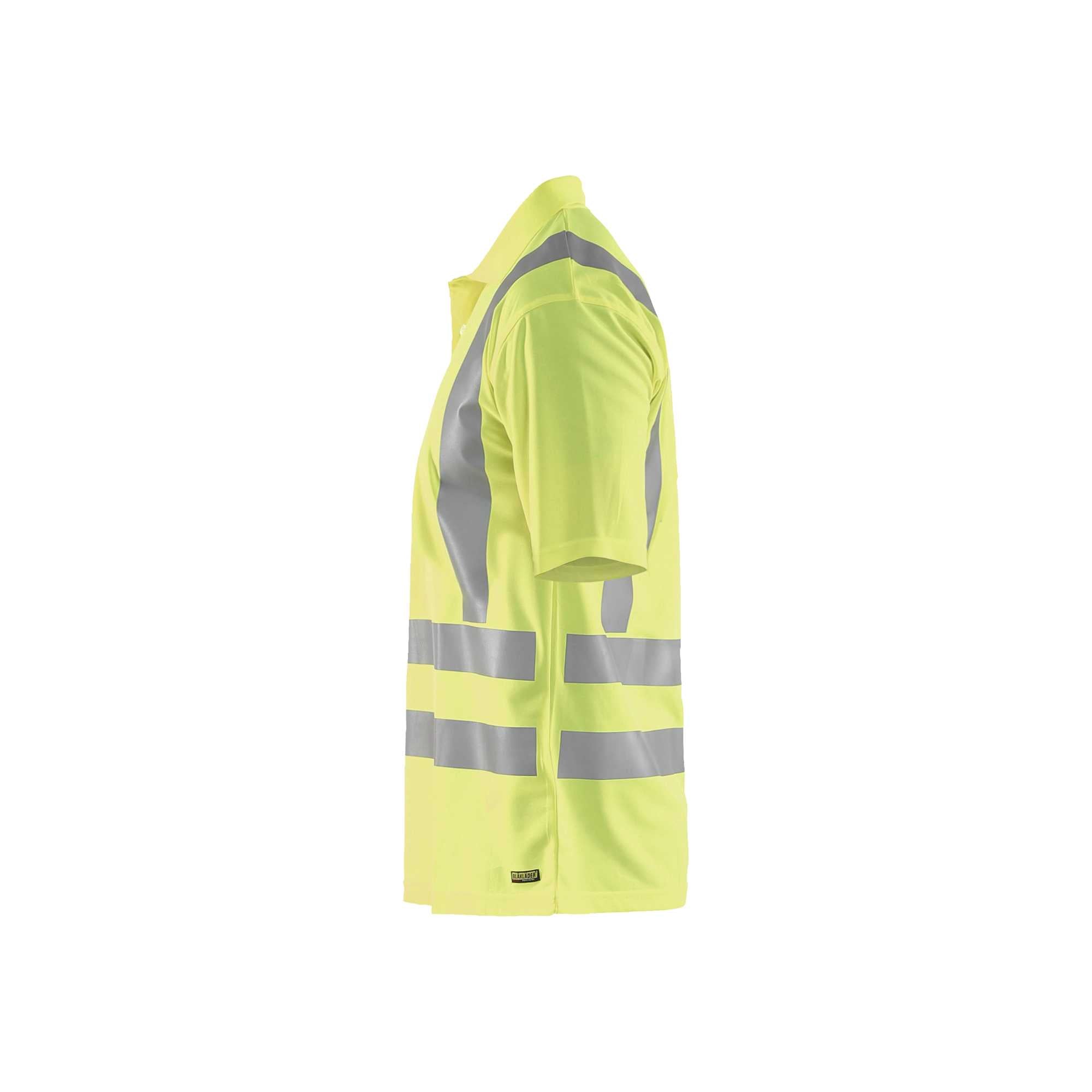 BLAKLADER 33911011 UV Polo Shirt Hi Vis Hi Vis Reflective Short Sleeve Work Polo MEN - 100% Polyester