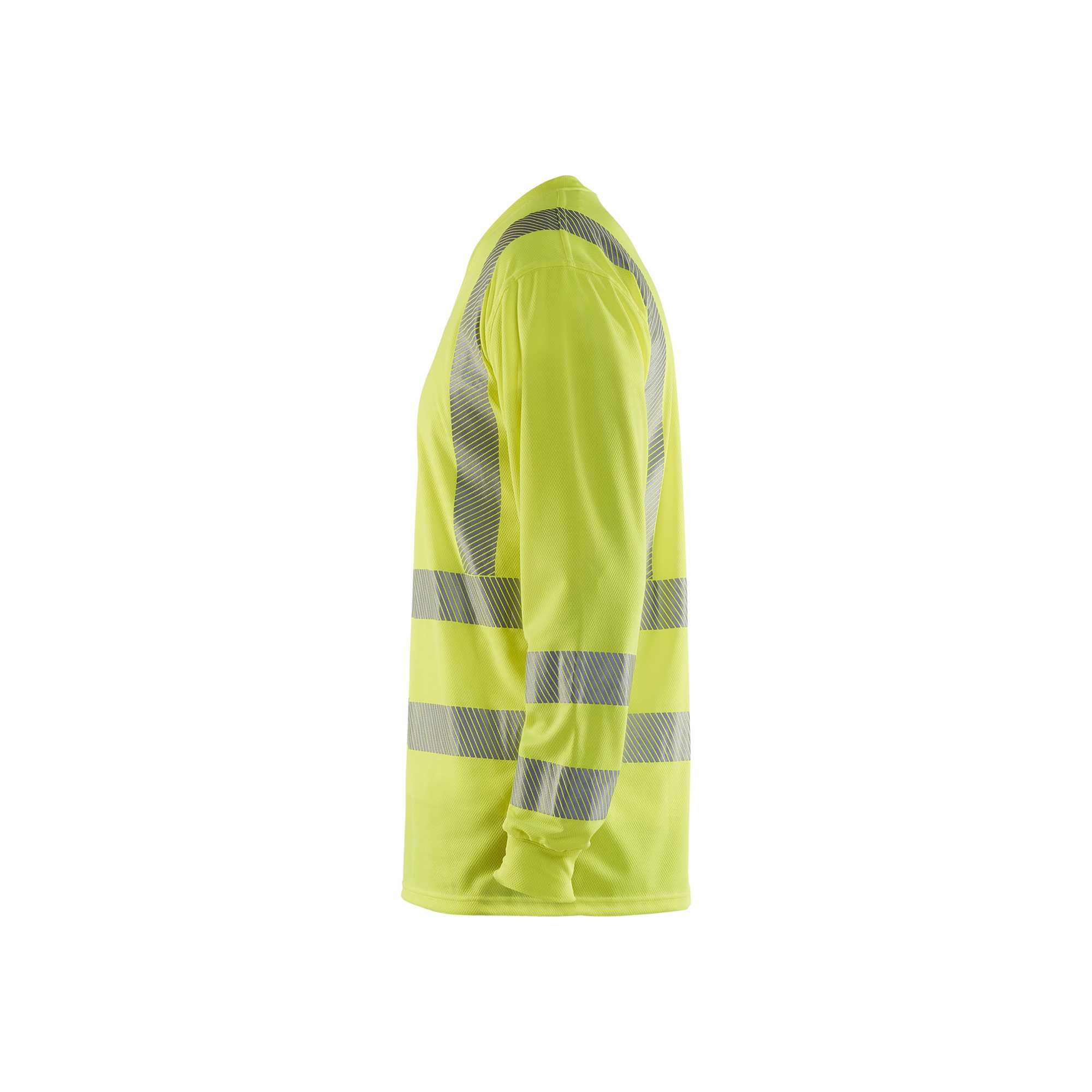 BLAKLADER 33851013 Hi Vis UV Long sleeved T shirt Hi Vis Reflective Long Sleeve Work T-Shirt MEN - 100% Polyester