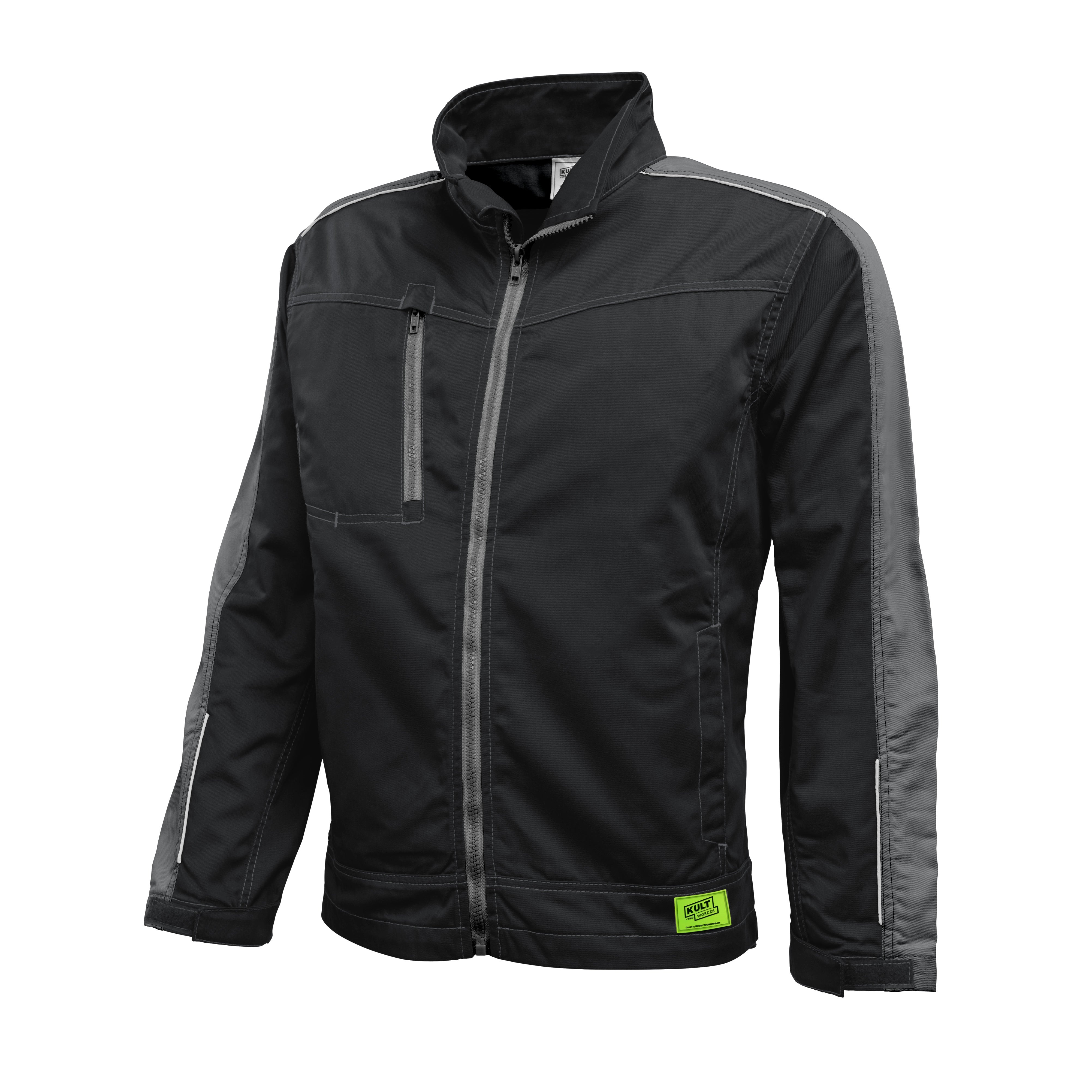 TMG Kult Worker Work jacket black - KW-200040_Bundjacke_schwarz_vorne_1920x1920