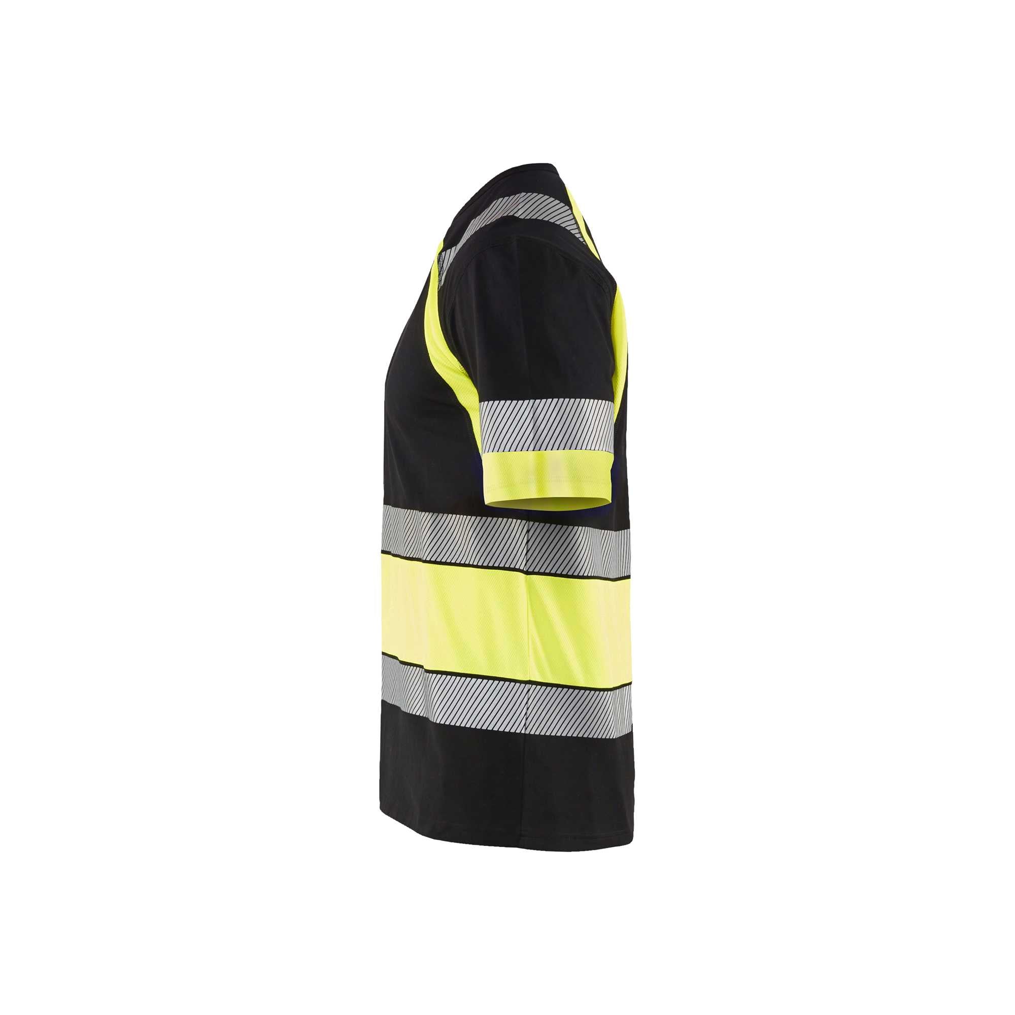 BLAKLADER 34211030 Hi Vis T shirt Hi Vis Reflective Short Sleeve Work T-Shirt MEN - 100% Cotton