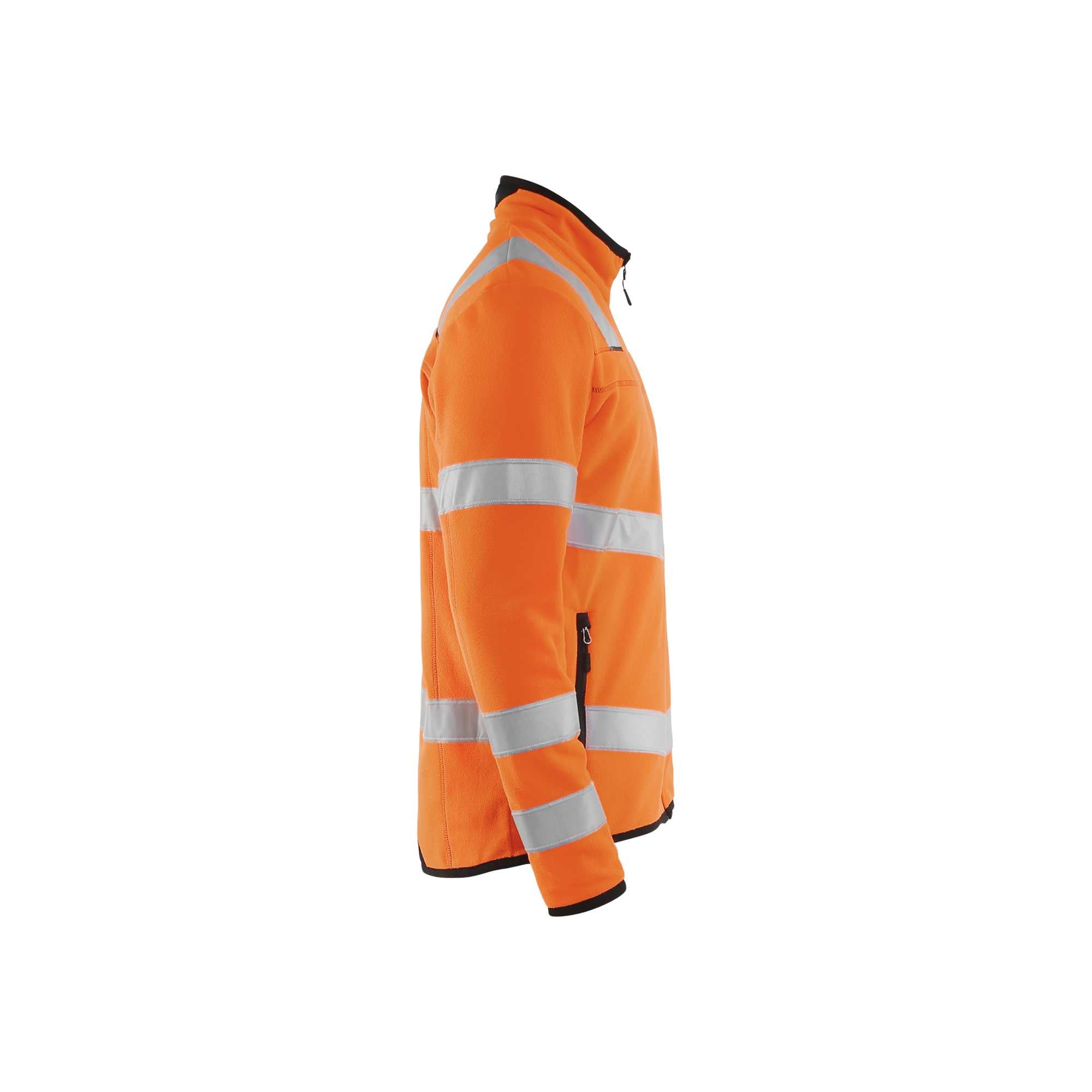 BLAKLADER 49411010 Hi Vis Microfleece Jacket Work Jacket MEN - Antipilling