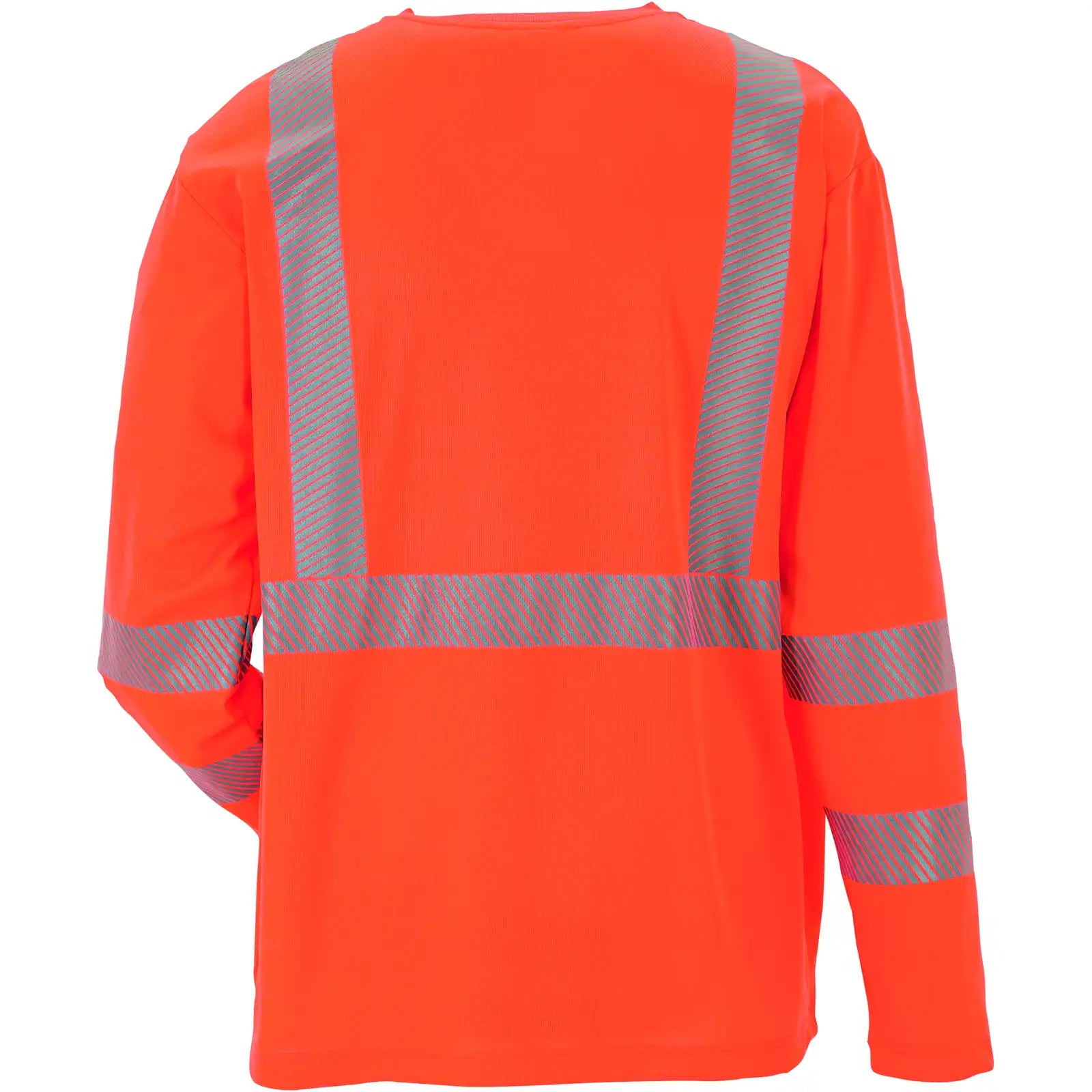 Planam Norit Warnschutz T-Shirt langarm orange  XS orange - Produktbild ohne Model