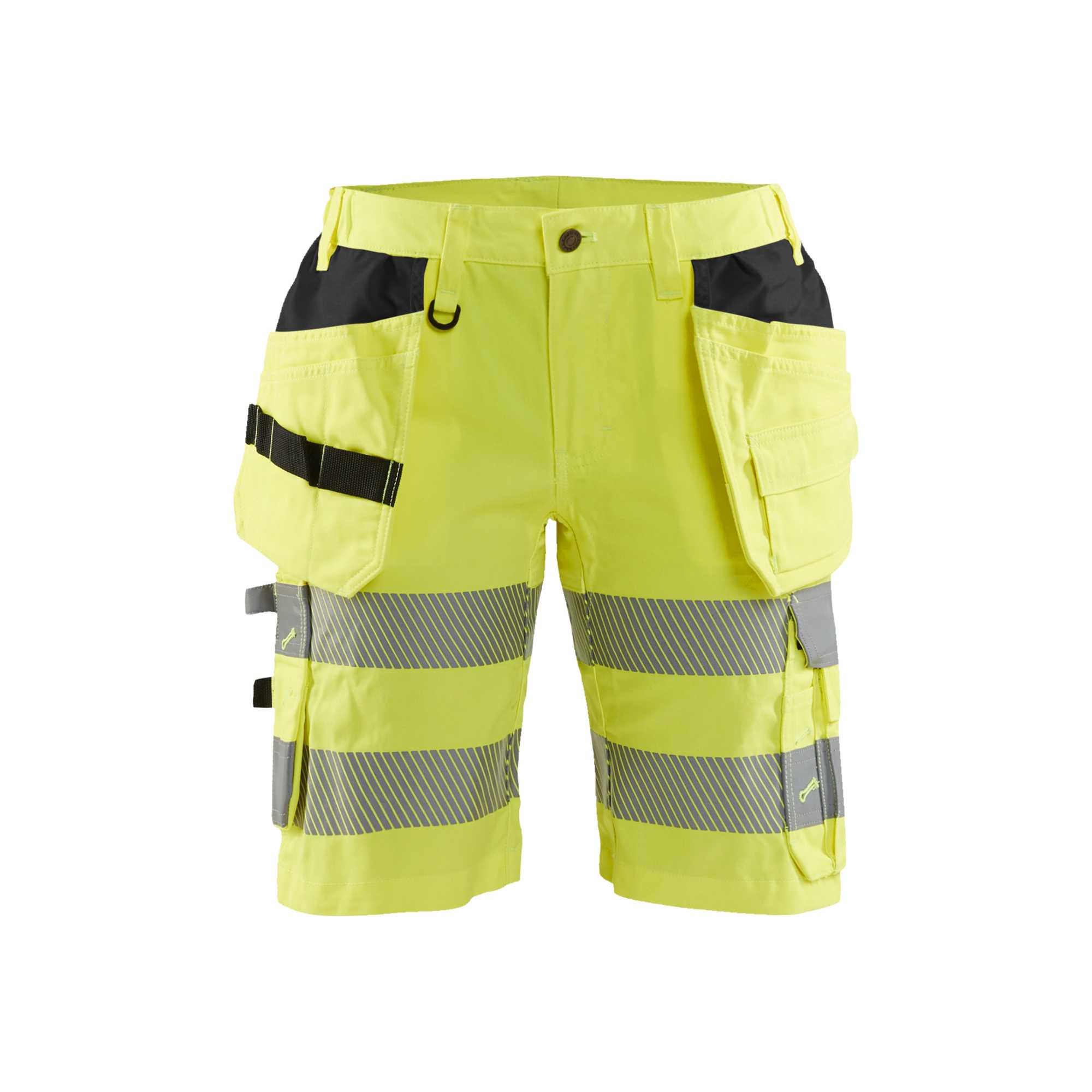 BLAKLADER 71861811 | Women's Hi Vis shorts with stretch Hi Vis Reflective Work Shorts Women - Stretch Fabric