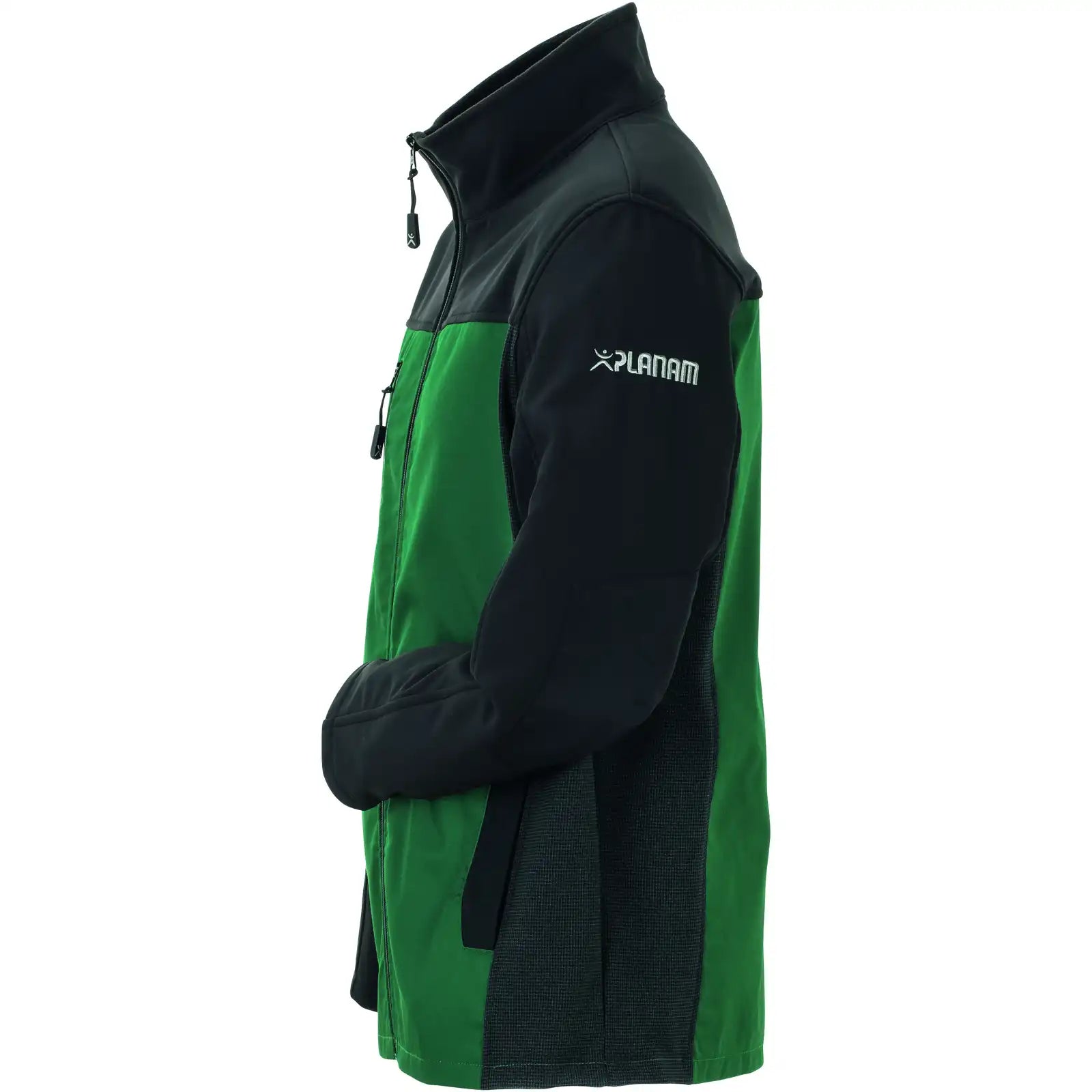 Planam Norit Herren Hybridjacke grün/schwarz 102 grün/schwarz - Produktbild ohne Model