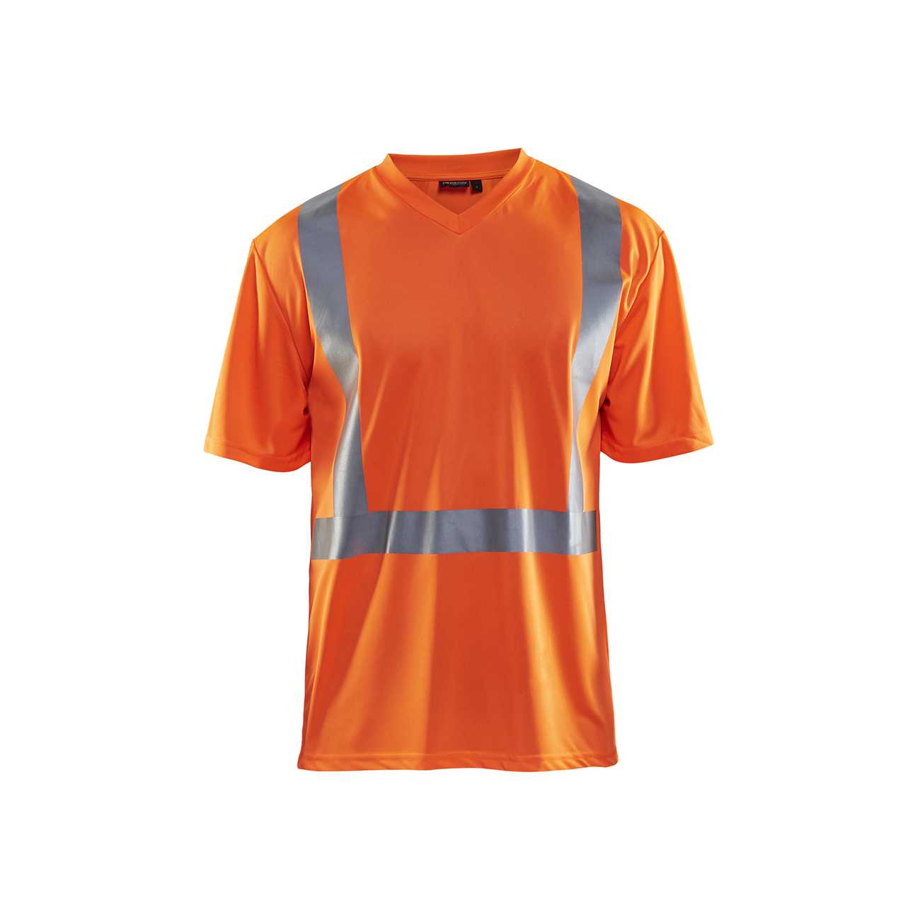 BLAKLADER 33821011 UV T SHIRT HI VIS Hi Vis Reflective Short Sleeve Work T-Shirt MEN - 100% Polyester