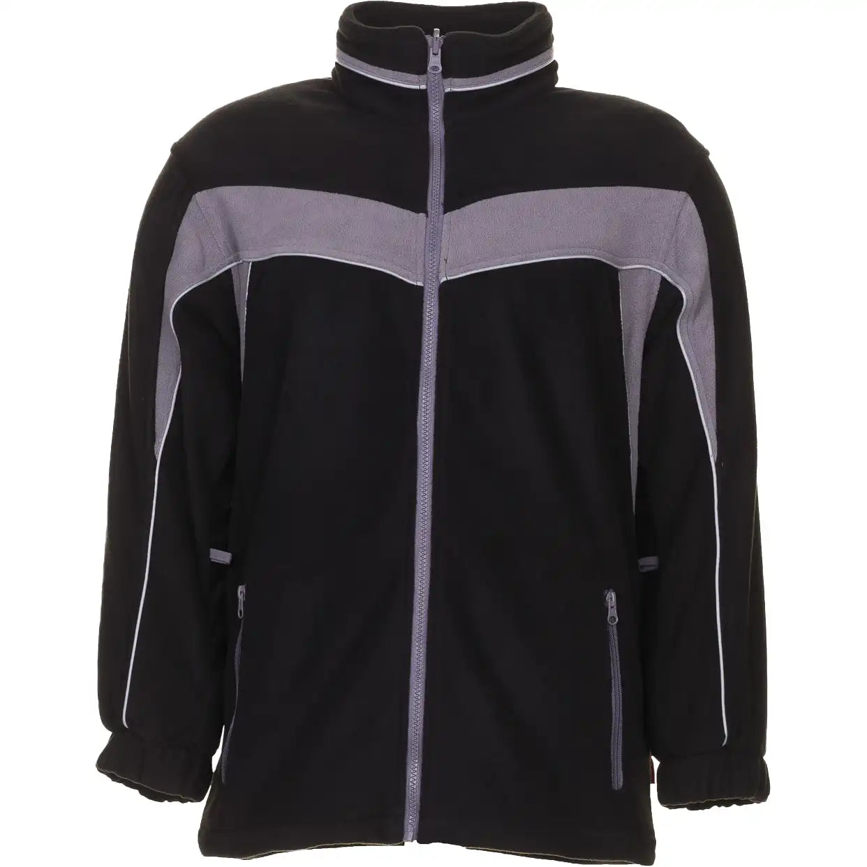 Planam Plaline Fleecejacke schwarz/zink XS schwarz/zink - Vorschaubild