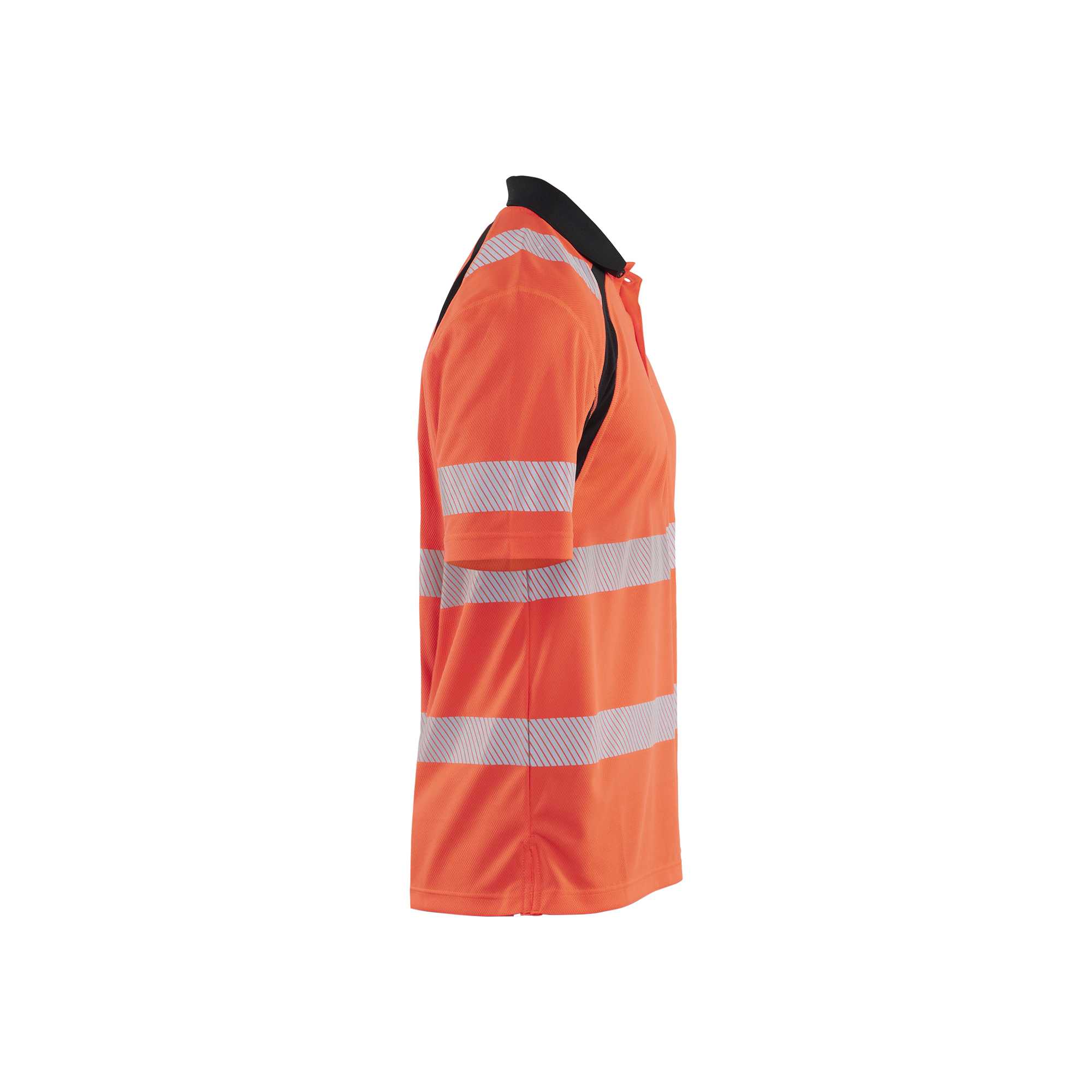 BLAKLADER 35951013 HI VIS UV PROTECTED POLO SHIRT Hi Vis Reflective Short Sleeve Work Polo MEN - 100% Polyester