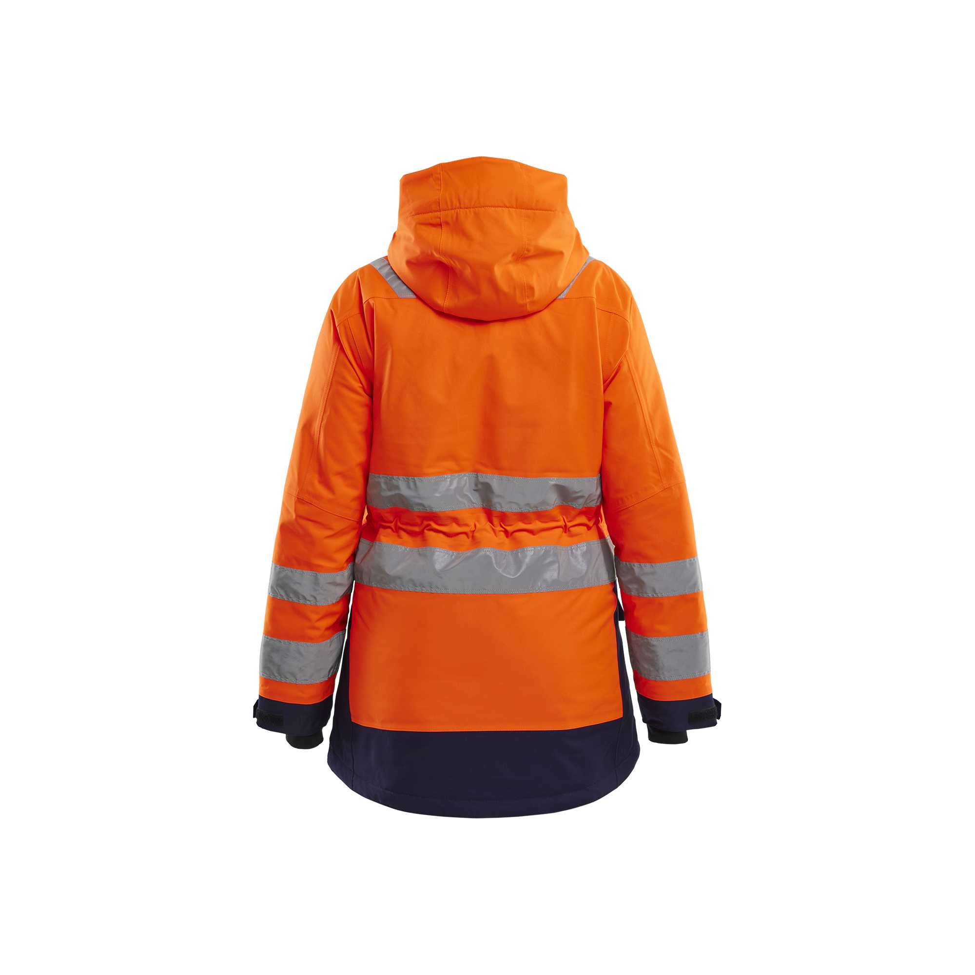 BLAKLADER 44721987 Women's Hi vis Winter Parka Hi Vis Reflective Parka Work Jacket WOMEN - Waterproof