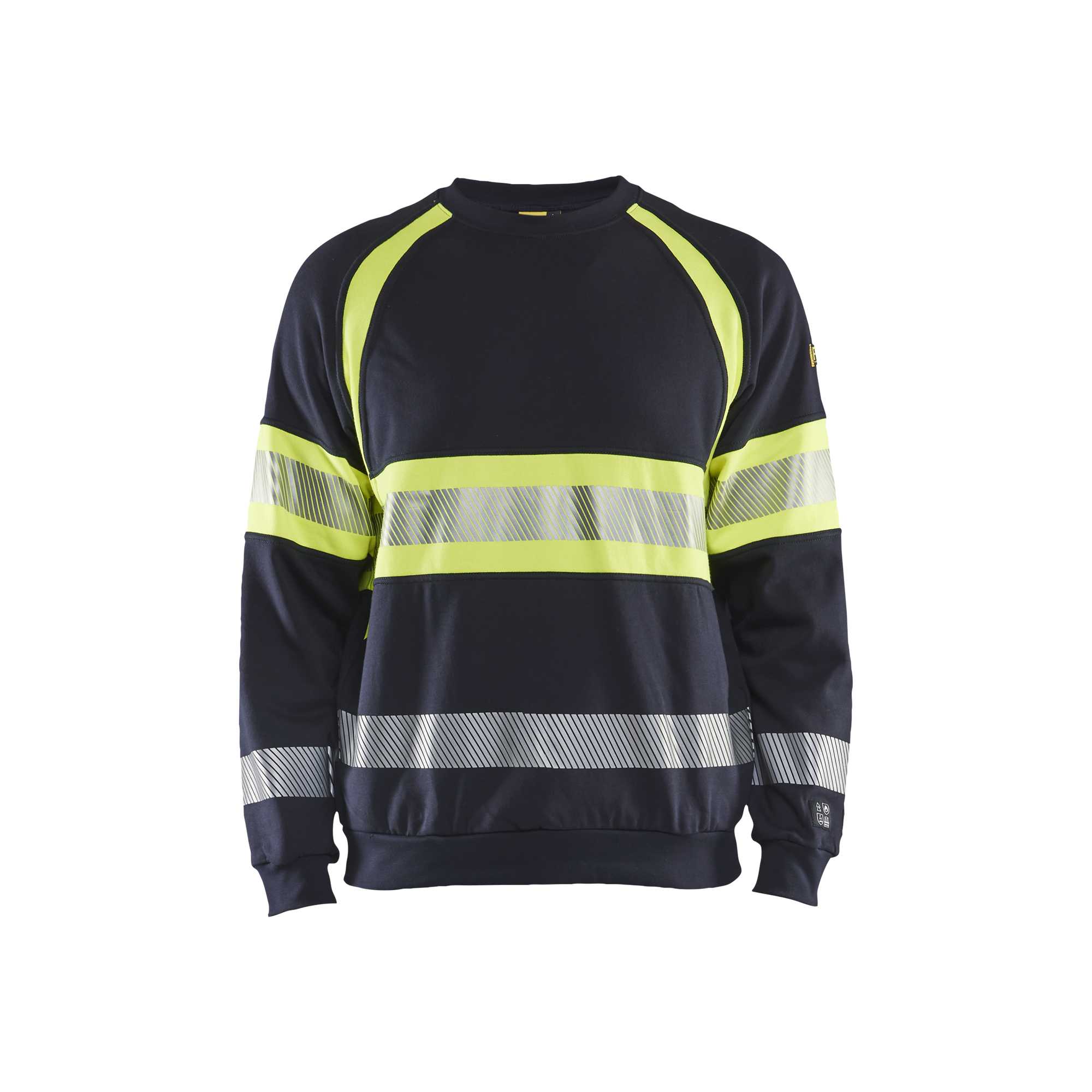 BLAKLADER 34591762 MULTINORM Hi Vis Reflective Work Sweatshirt MEN - Flame Retardant