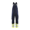 BLAKLADER 26051519 Inherent Steel Bib Trousers Hi Vis Reflective Work Bib Trousers Men - flame resistant