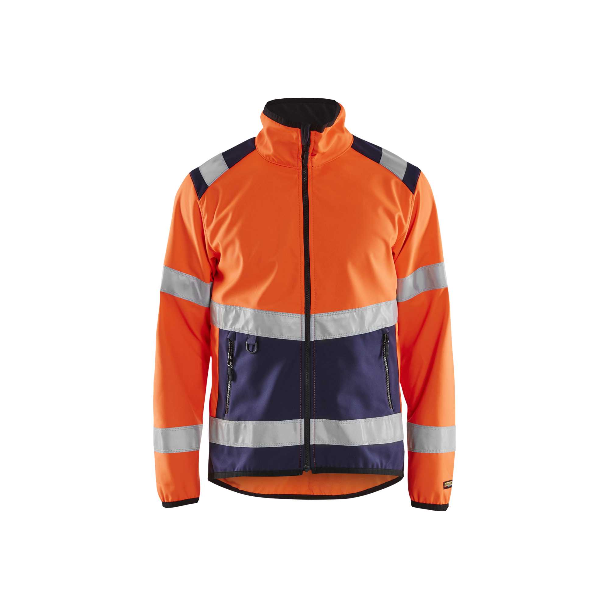 BLAKLADER 48772516 Hi Vis Softshell Jacket Hi Vis Reflective Softshell Work Jacket MEN - Water Repellent