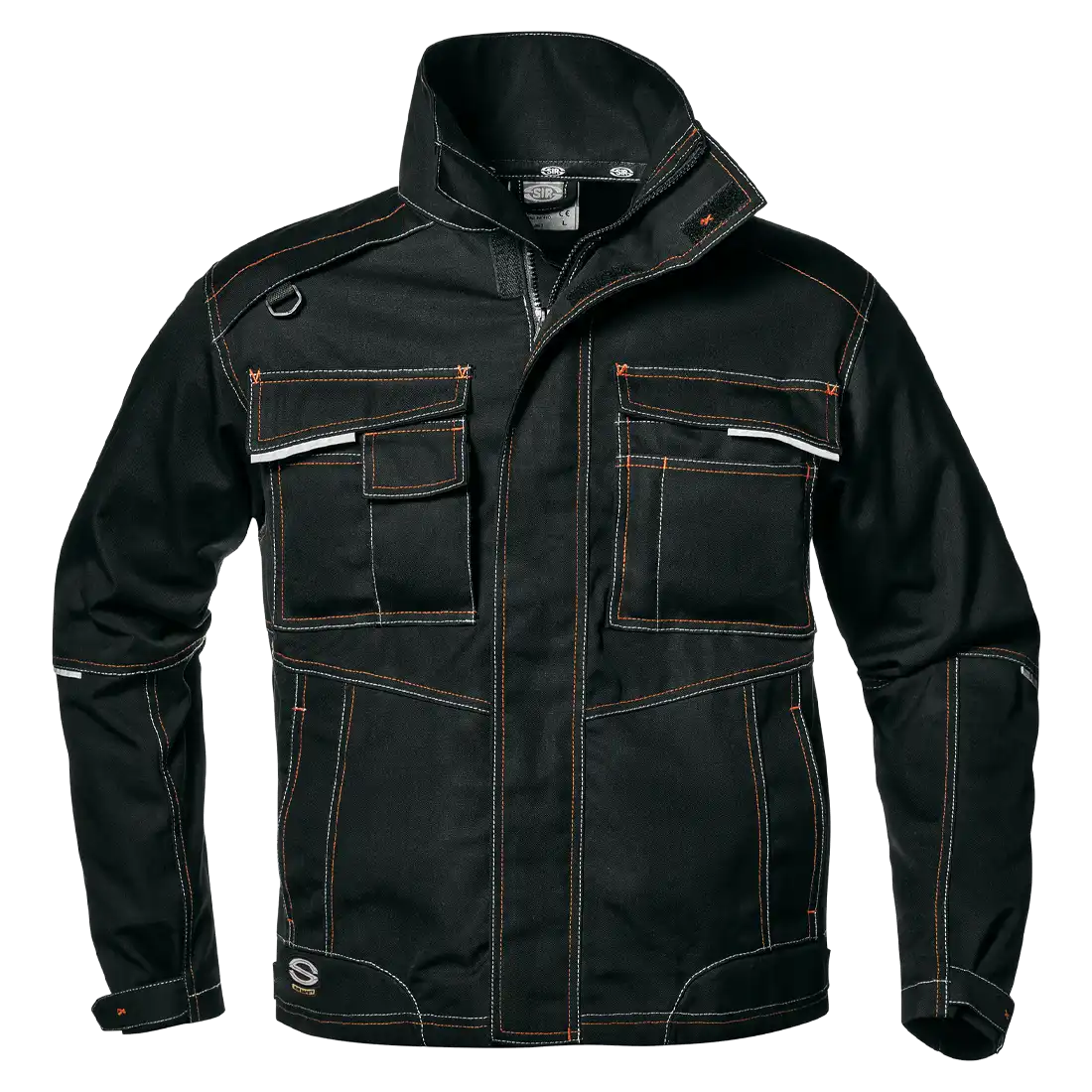 GEMINI SHORT JACKET - Reflective Inserts - Stretch Canvas - Multi-Functional Pockets