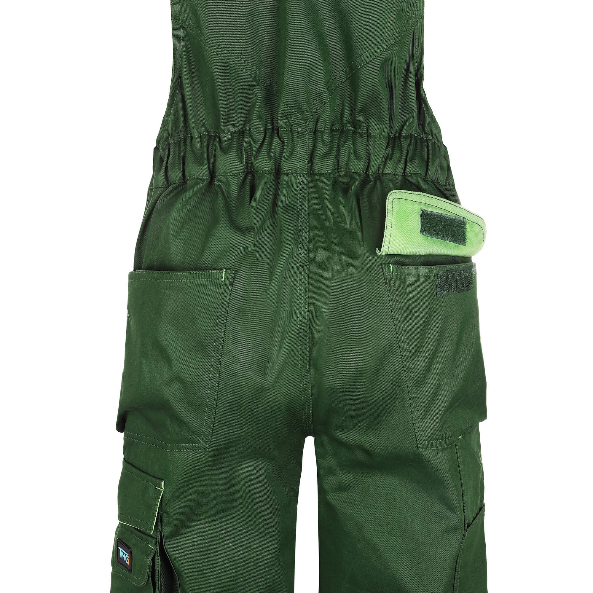 TMG Finesse Work dungarees green - Finesse BIB Trouser-green-08-V2